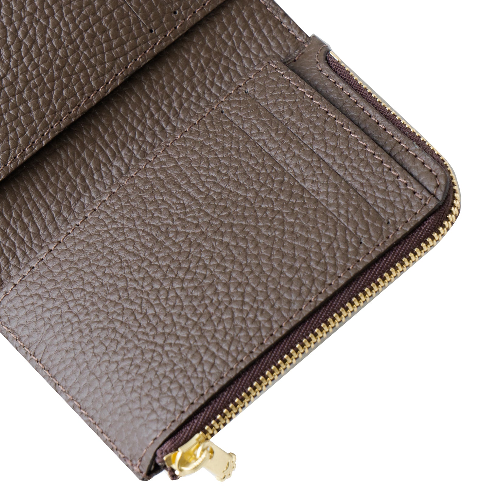 Handy Wallet Nyapera Grande Cuir Mache / Chocolate