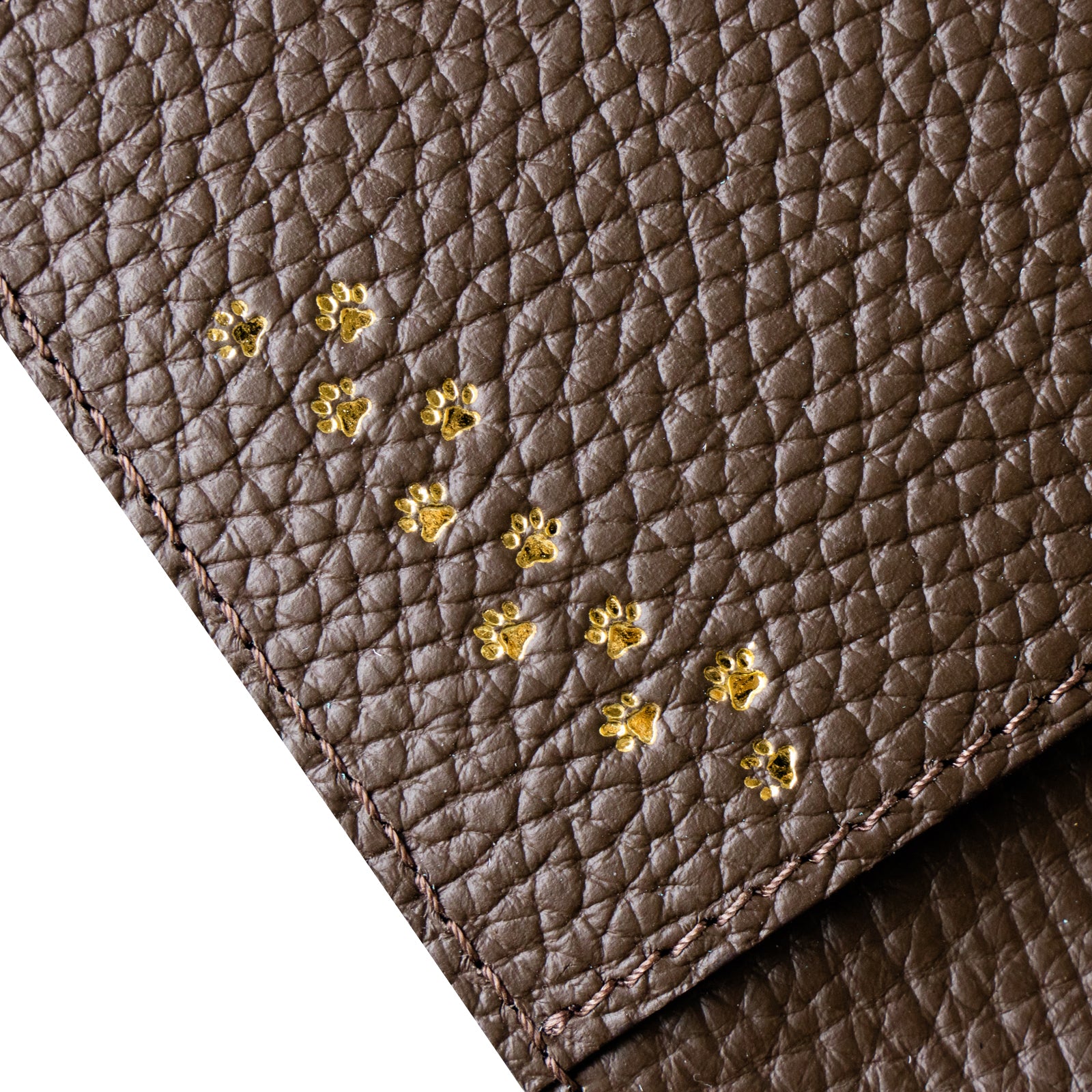 Handy Wallet Nyapera Grande Cuir Mache / Chocolate