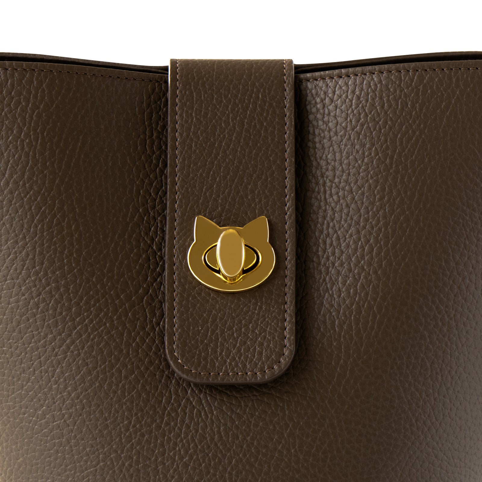 ショルダーバッグ PAW (パウ) キュイール・マッシュ / チョコ