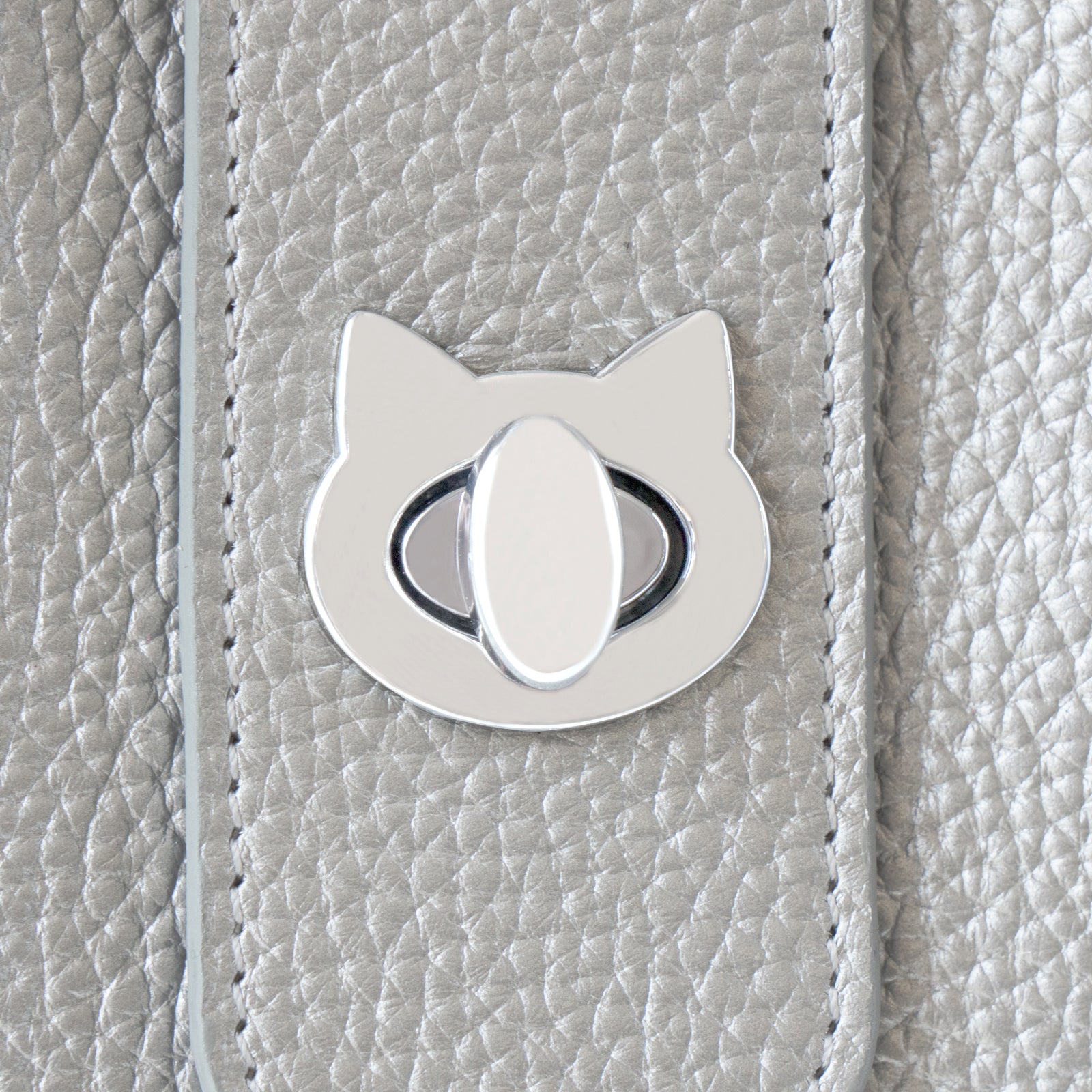 Shoulder Bag PAW (Paw) Cuir Mash / Silver