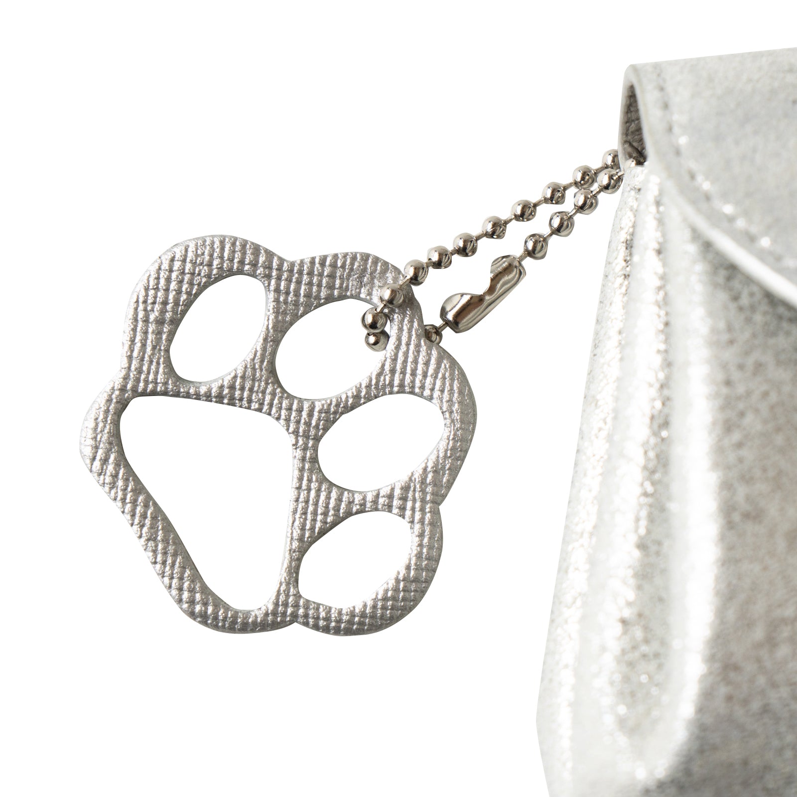 Sparkling Shell Pouch CAT / Silver