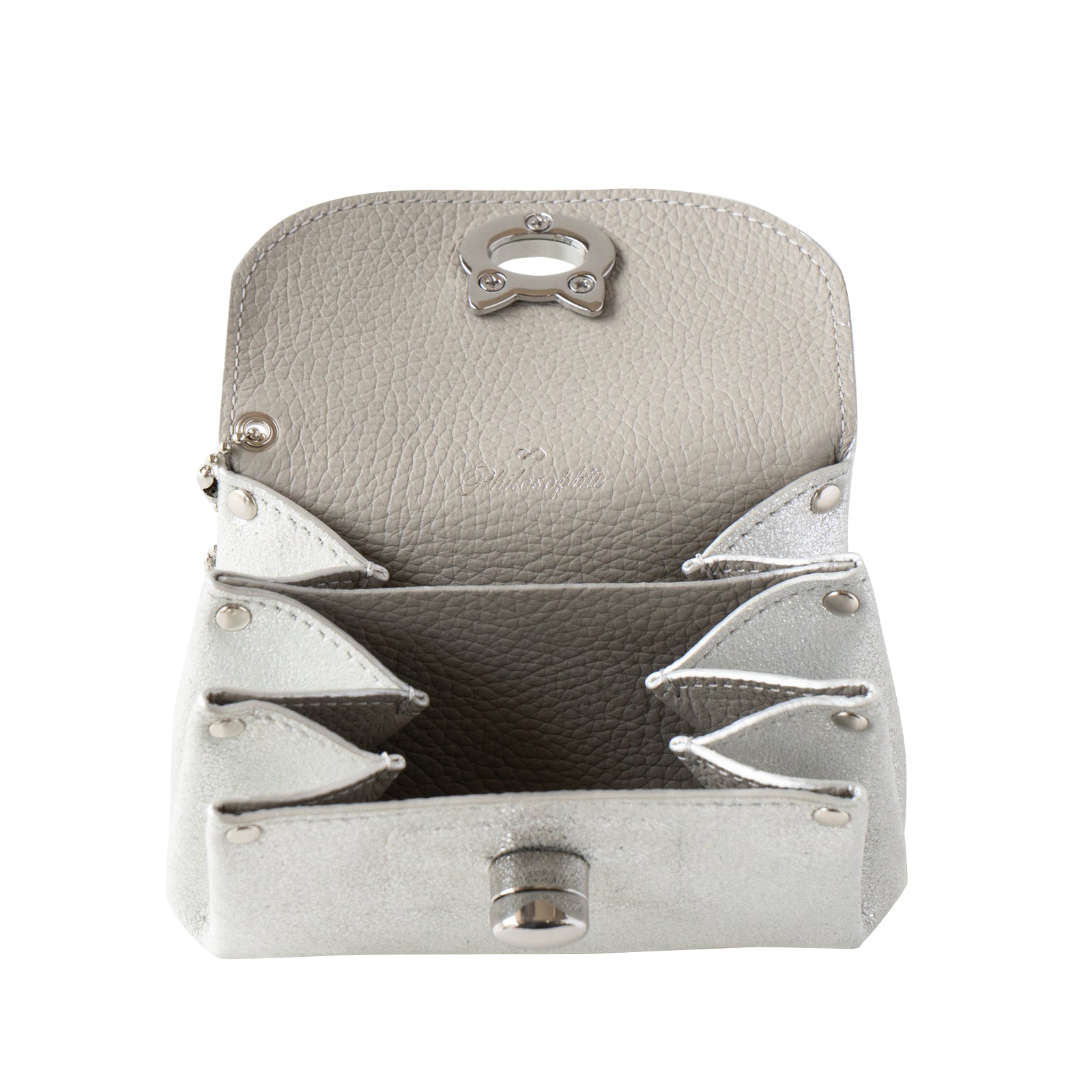 Sparkling Shell Pouch CAT / Silver