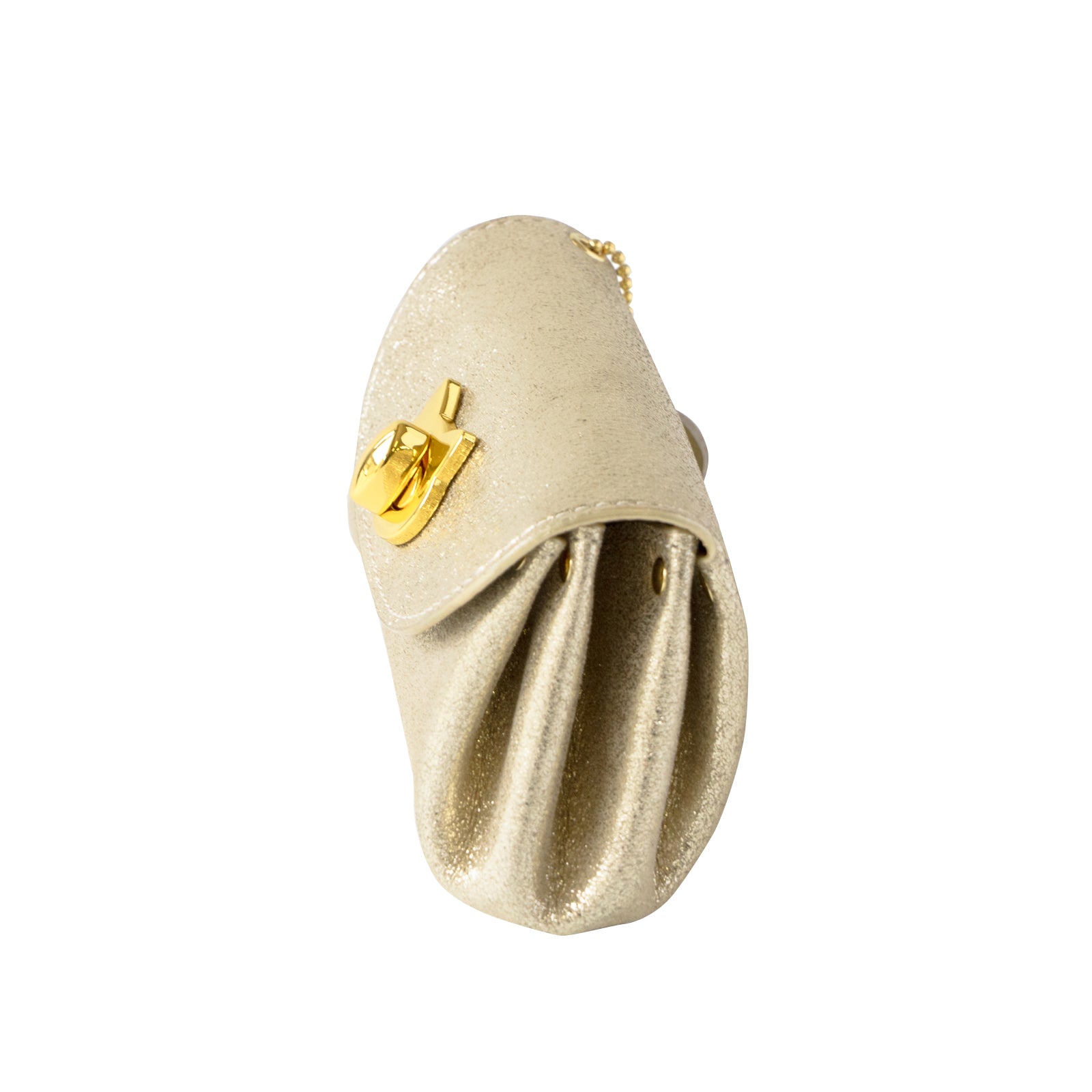 Sparkling Shell Pouch CAT / Gold