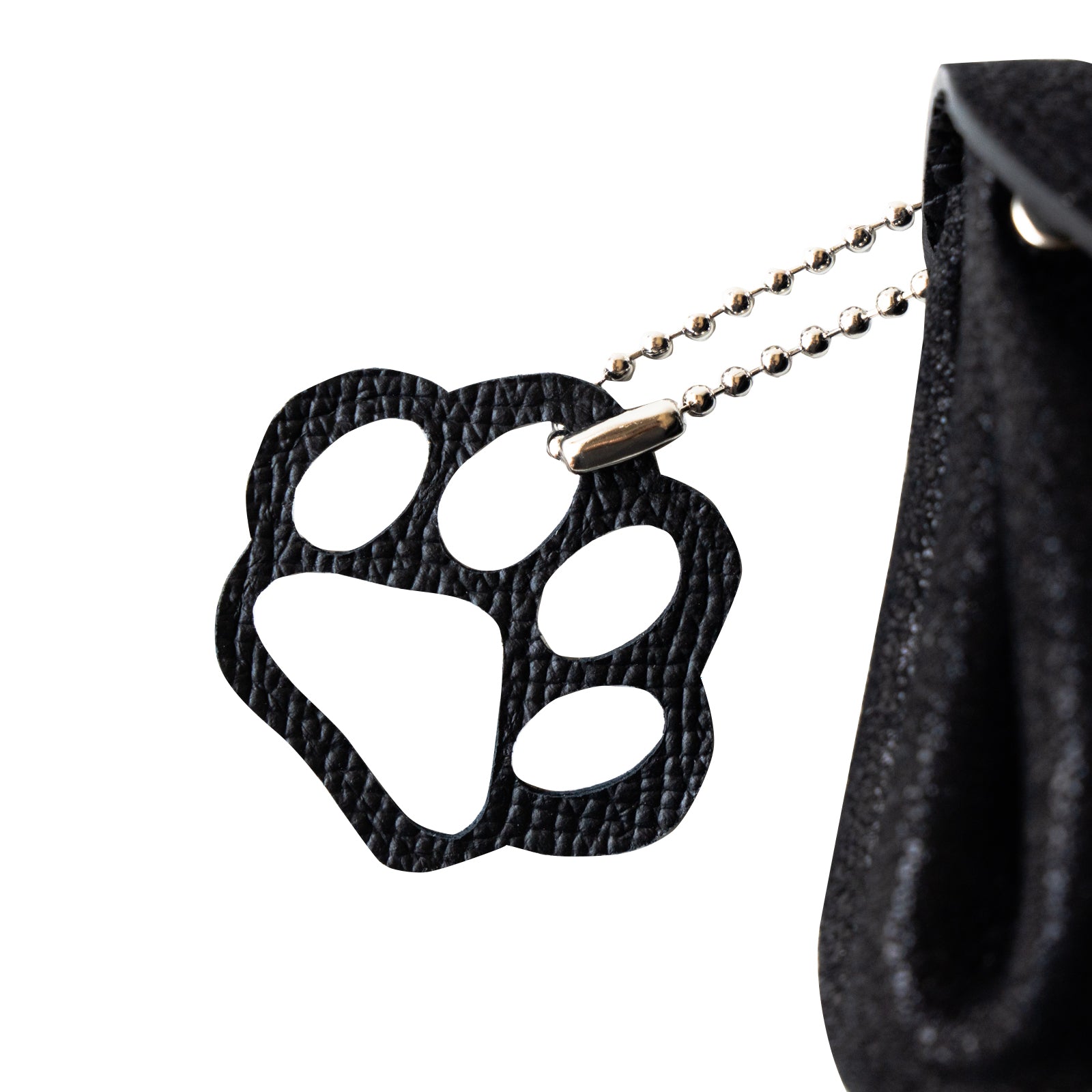 【8月限定・にゃつまつり】【数量限定】キラキラシェルポーチ CAT / ブラック