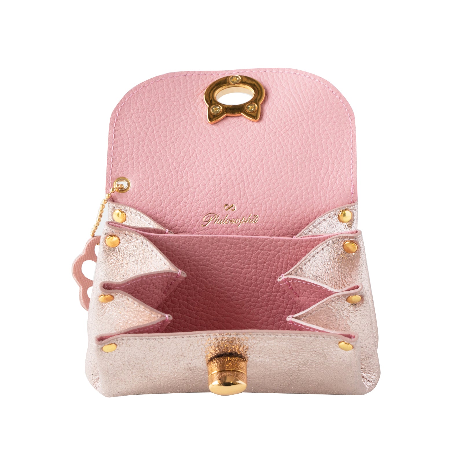 Sparkling Shell Pouch CAT / Rose Gold