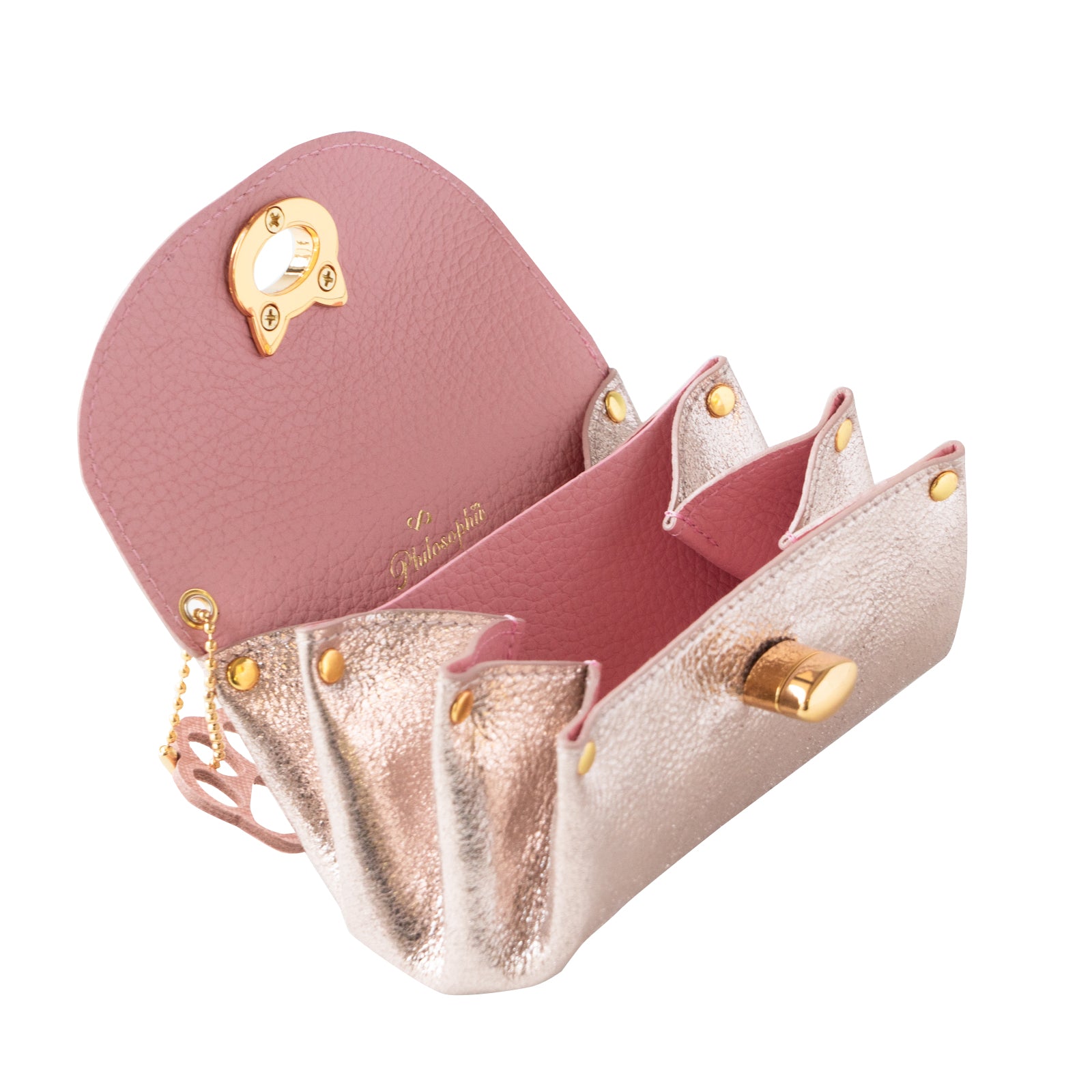 Sparkling Shell Pouch CAT / Rose Gold