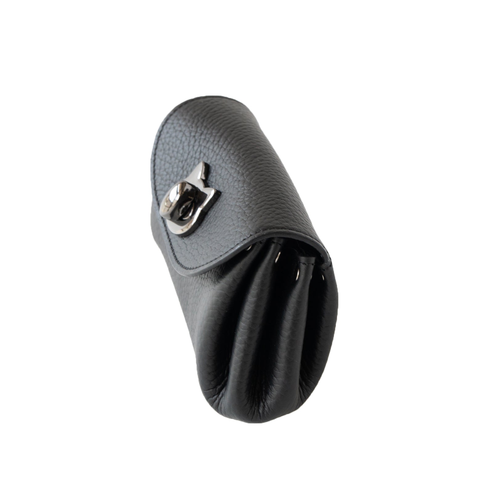 Shell Pouch CAT Cuir Mash / Black