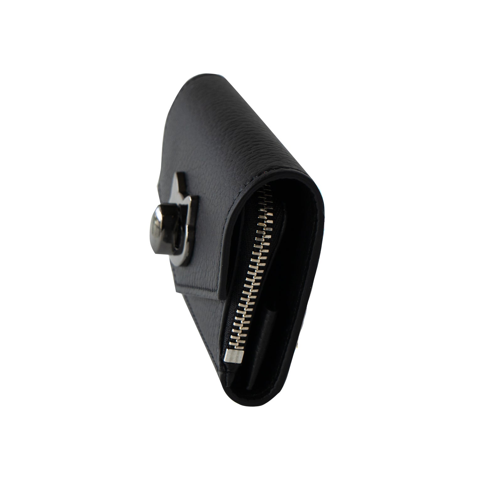 Handy Wallet Nyapera Cuir Mache / Black