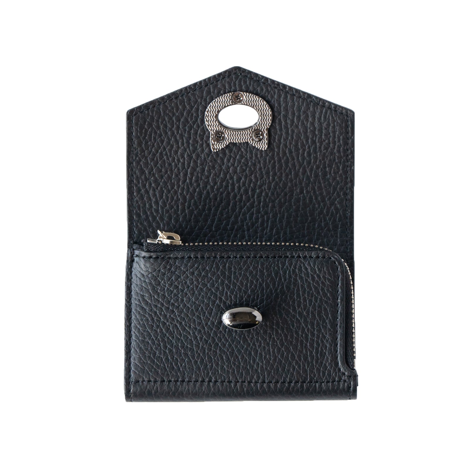 Handy Wallet Nyapera Cuir Mache / Black