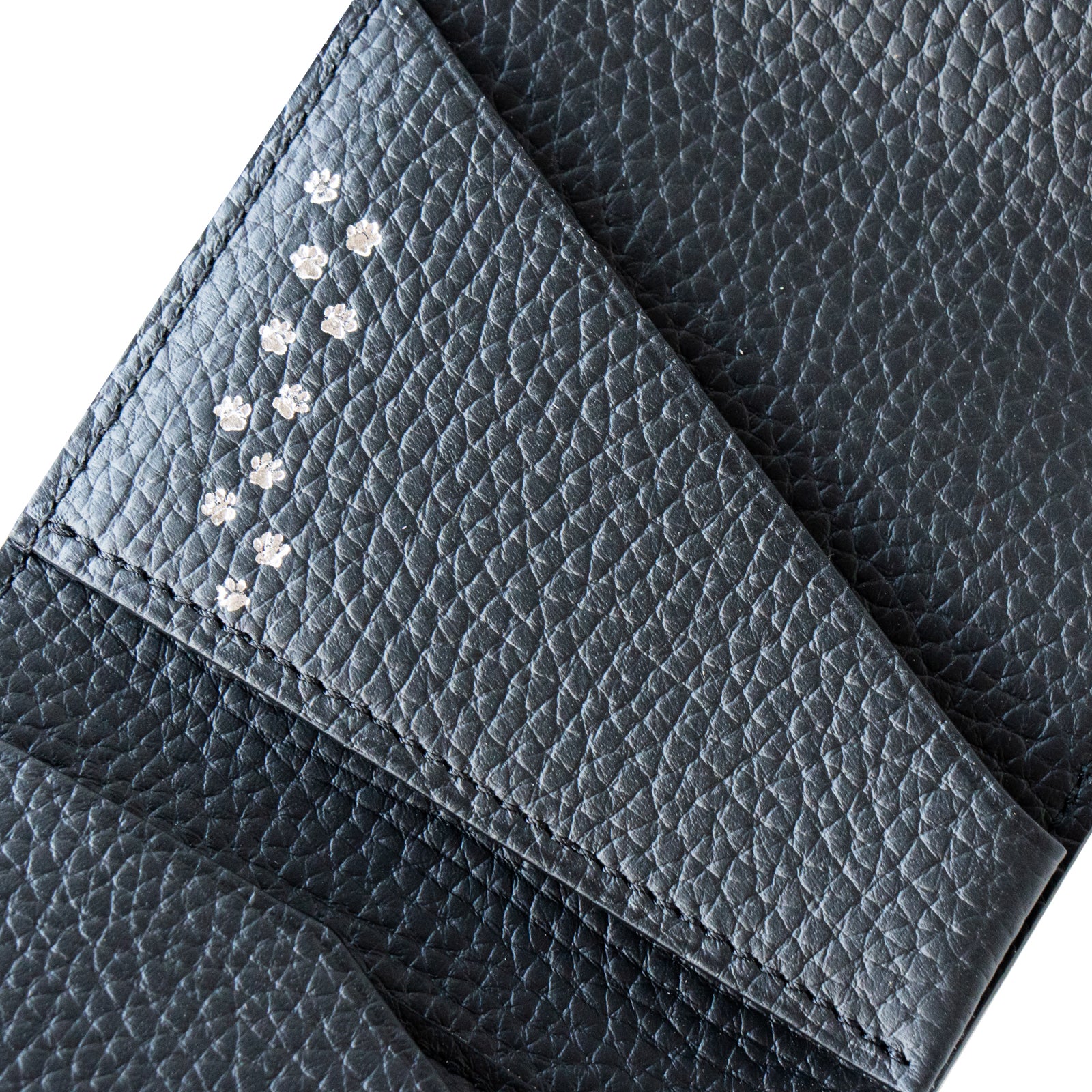 Handy Wallet Nyapera Cuir Mache / Black
