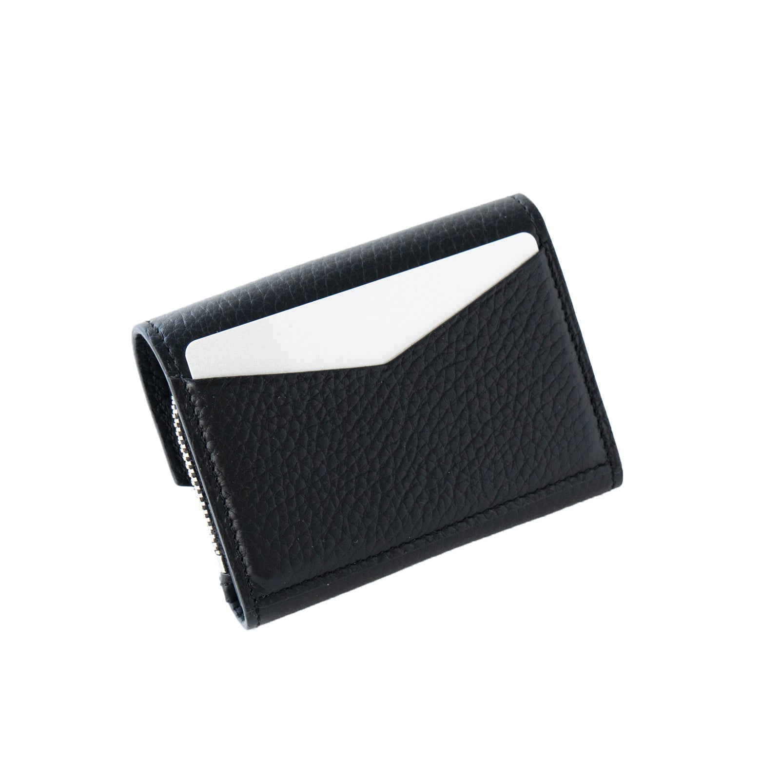 Handy Wallet Nyapera Cuir Mache / Black