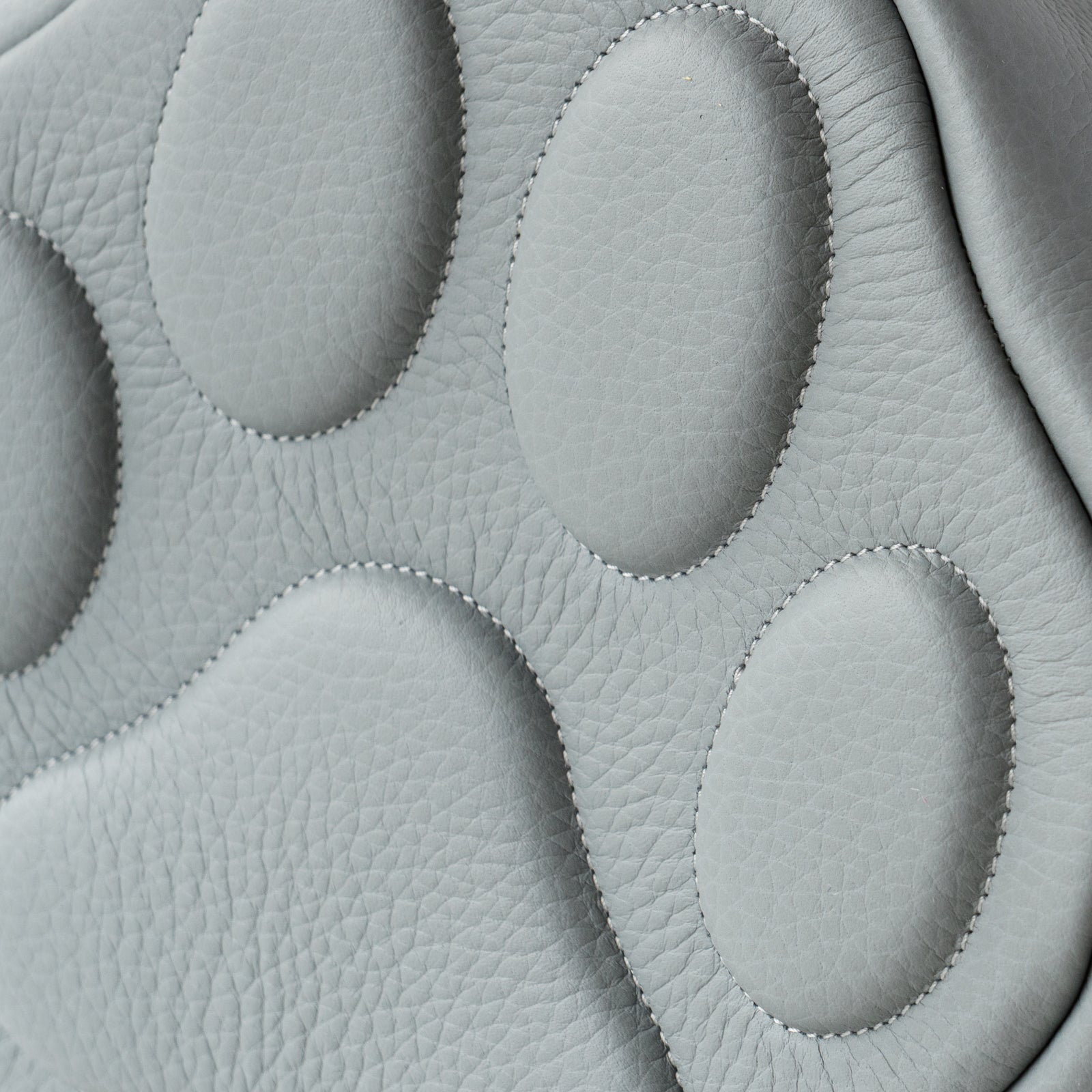 Limited Quantity: PAW Baguette Bag with Paw Print Charm in Taurillon Clemence/Ice Grey