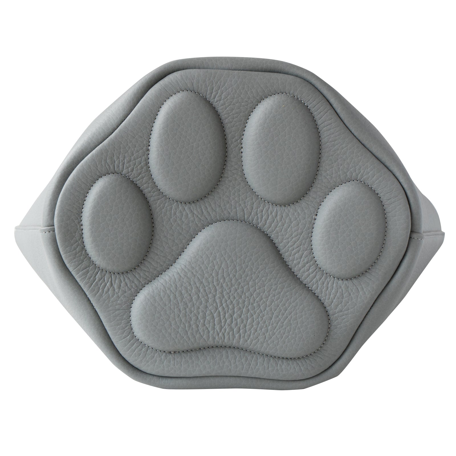 Limited Quantity: PAW Baguette Bag with Paw Print Charm in Taurillon Clemence/Ice Grey