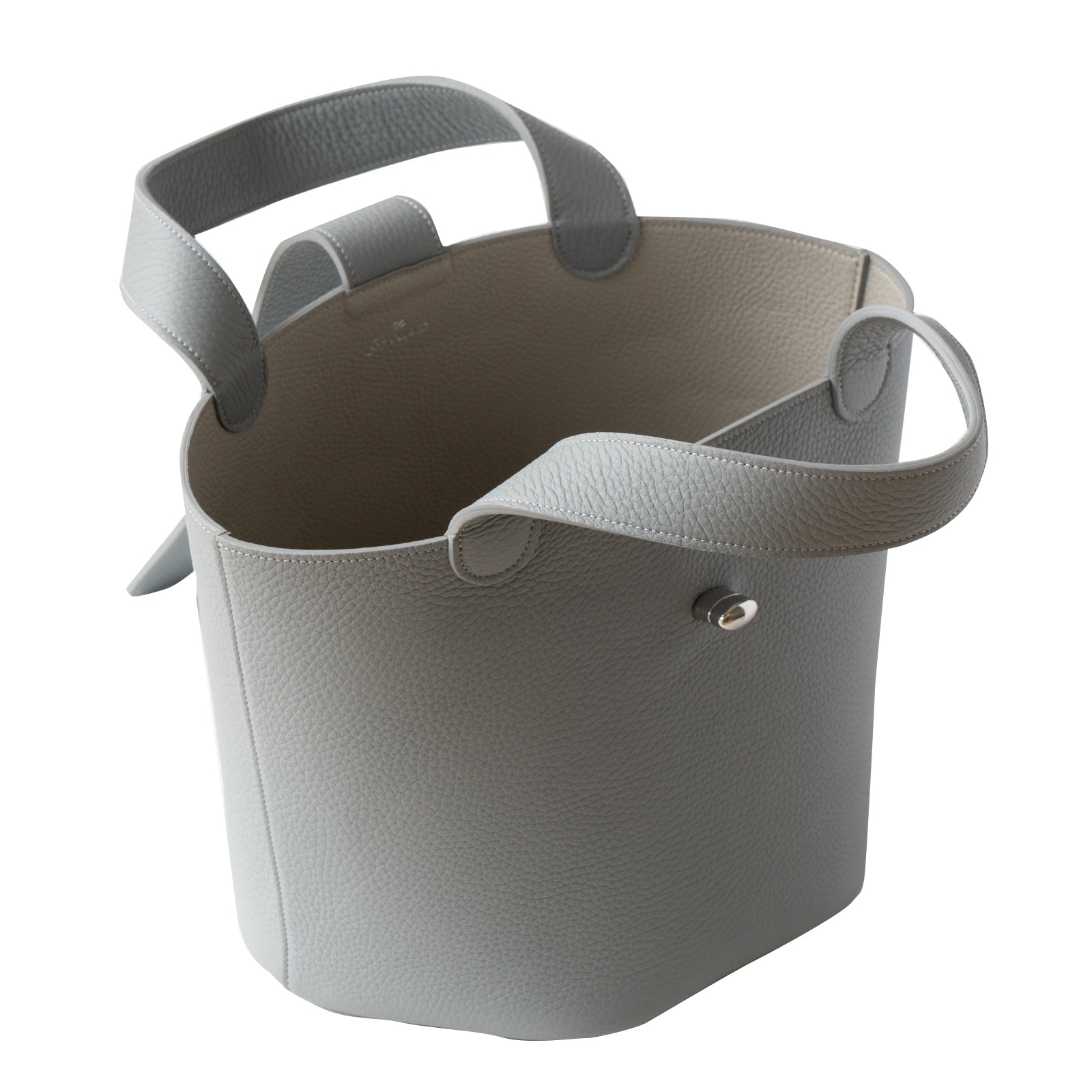 Limited Quantity: PAW Baguette Bag with Paw Print Charm in Taurillon Clemence/Ice Grey