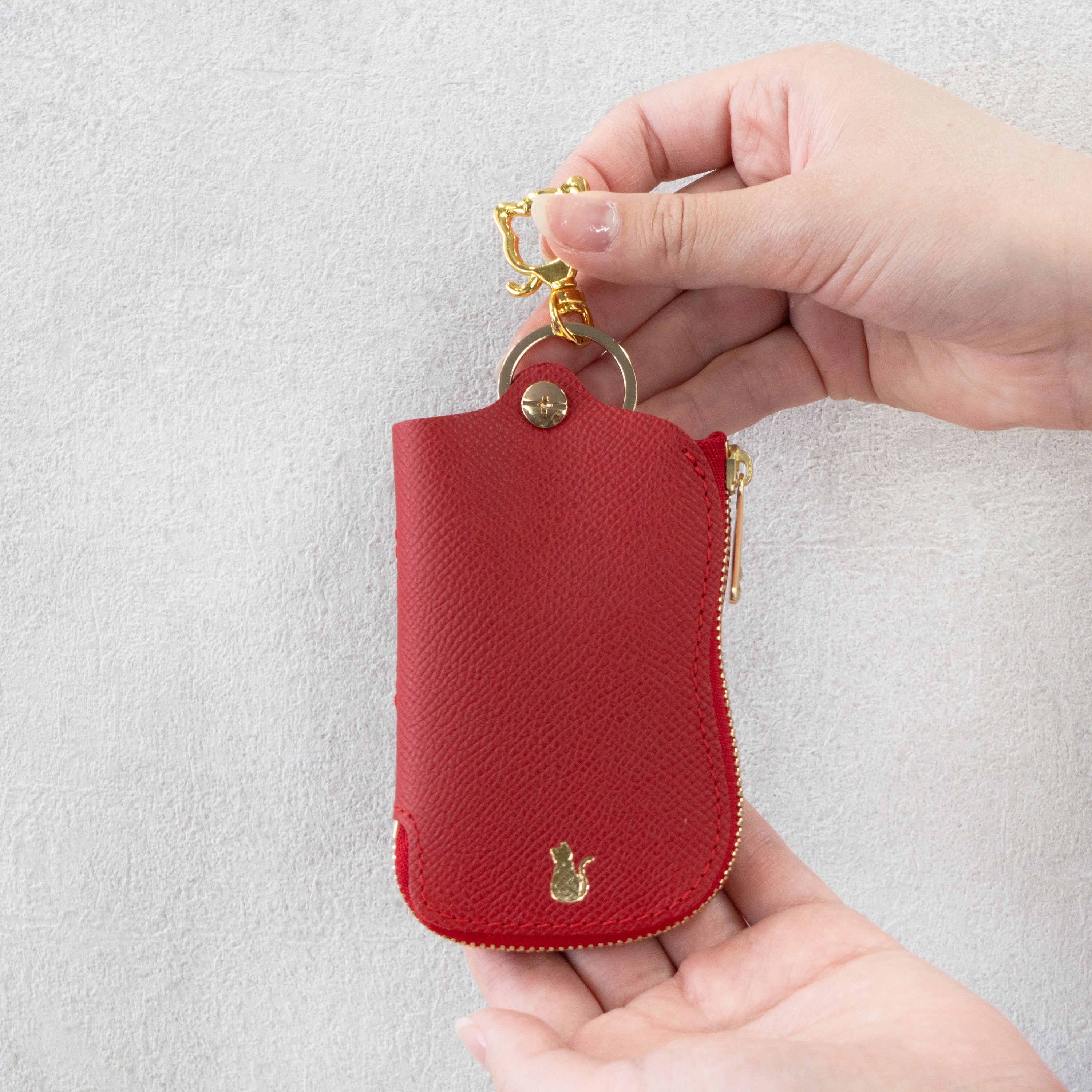Smart Key Case, Veau Epsom / Rouge