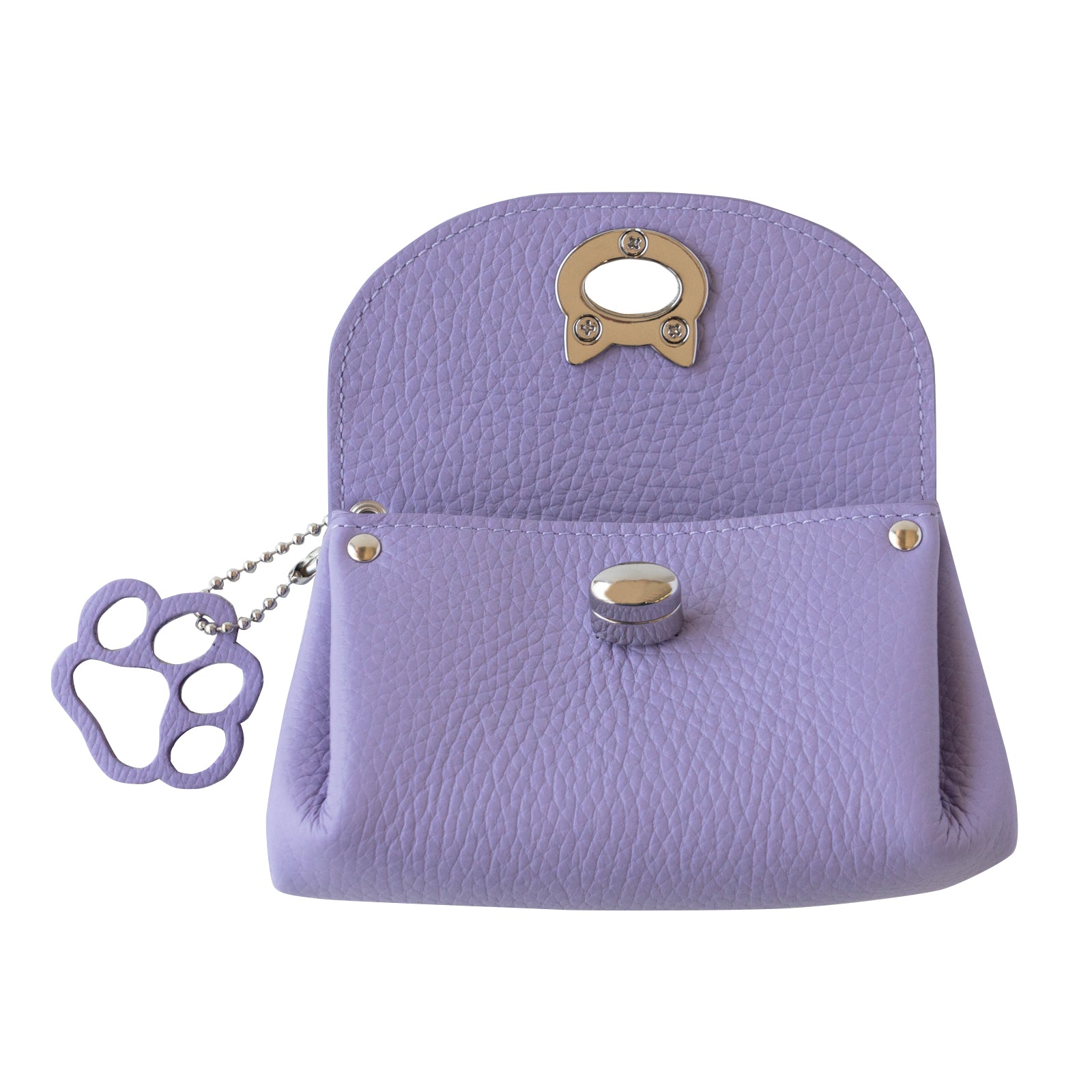 Shell Pouch CAT Cuir Mache / Lavender