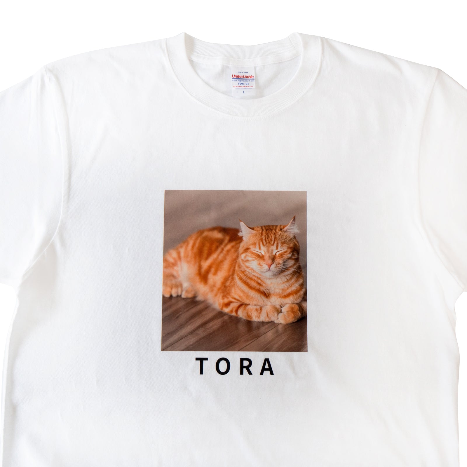 【受注生産:6/8(月)22:00〜11(木)】うちのこプリントTシャツ / ホワイト