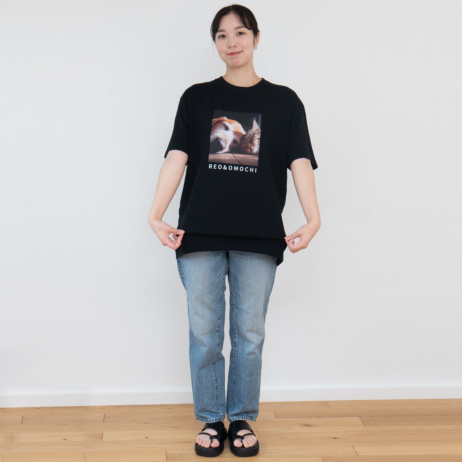 Our Kid Print T-Shirt / Black