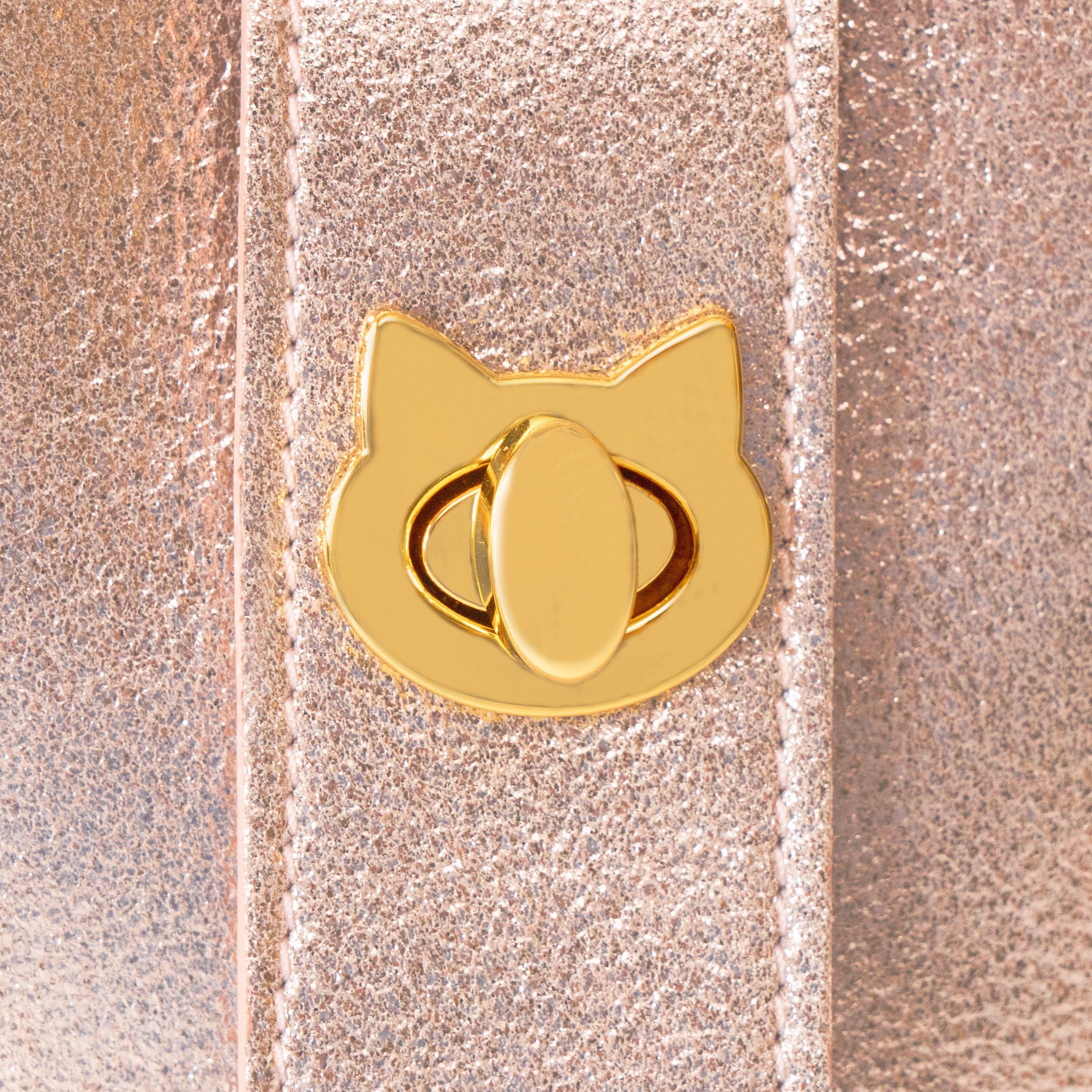 【限定カラー】【送料無料】チェーンショルダー付きミニバッグ・PAW / ピンクゴールド