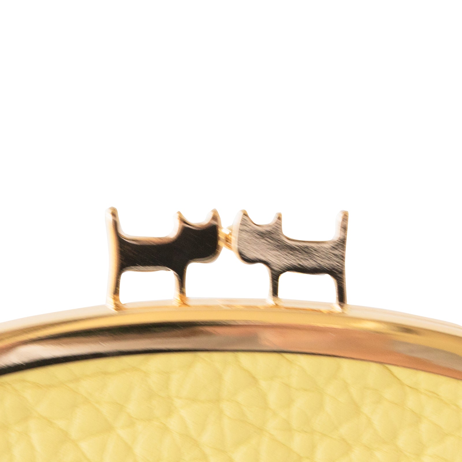 Nyamaguchi pouch Taurillon Clemence / Jaune Poussin
