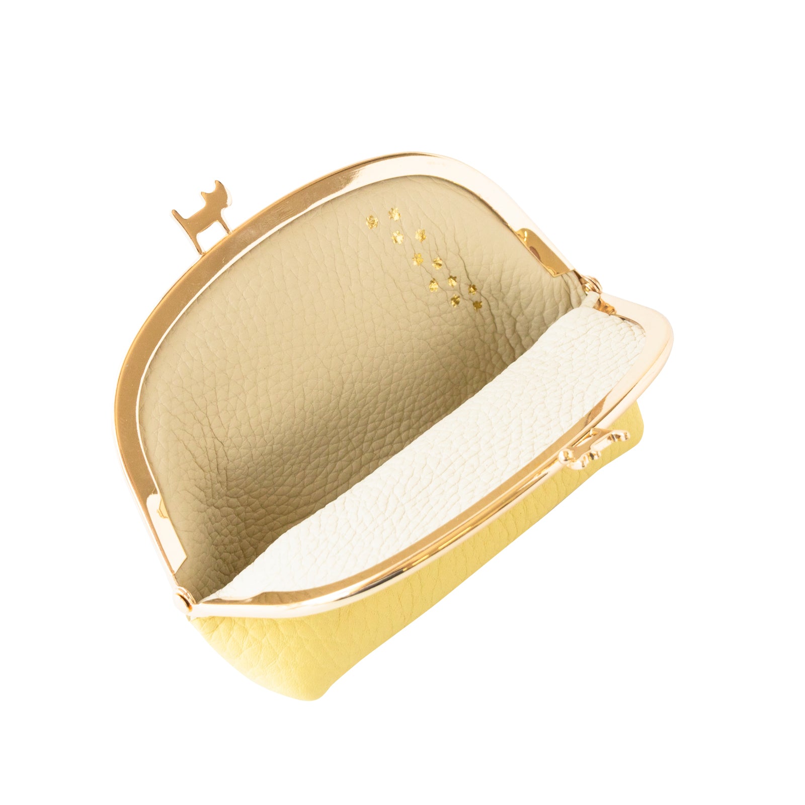 Nyamaguchi pouch Taurillon Clemence / Jaune Poussin