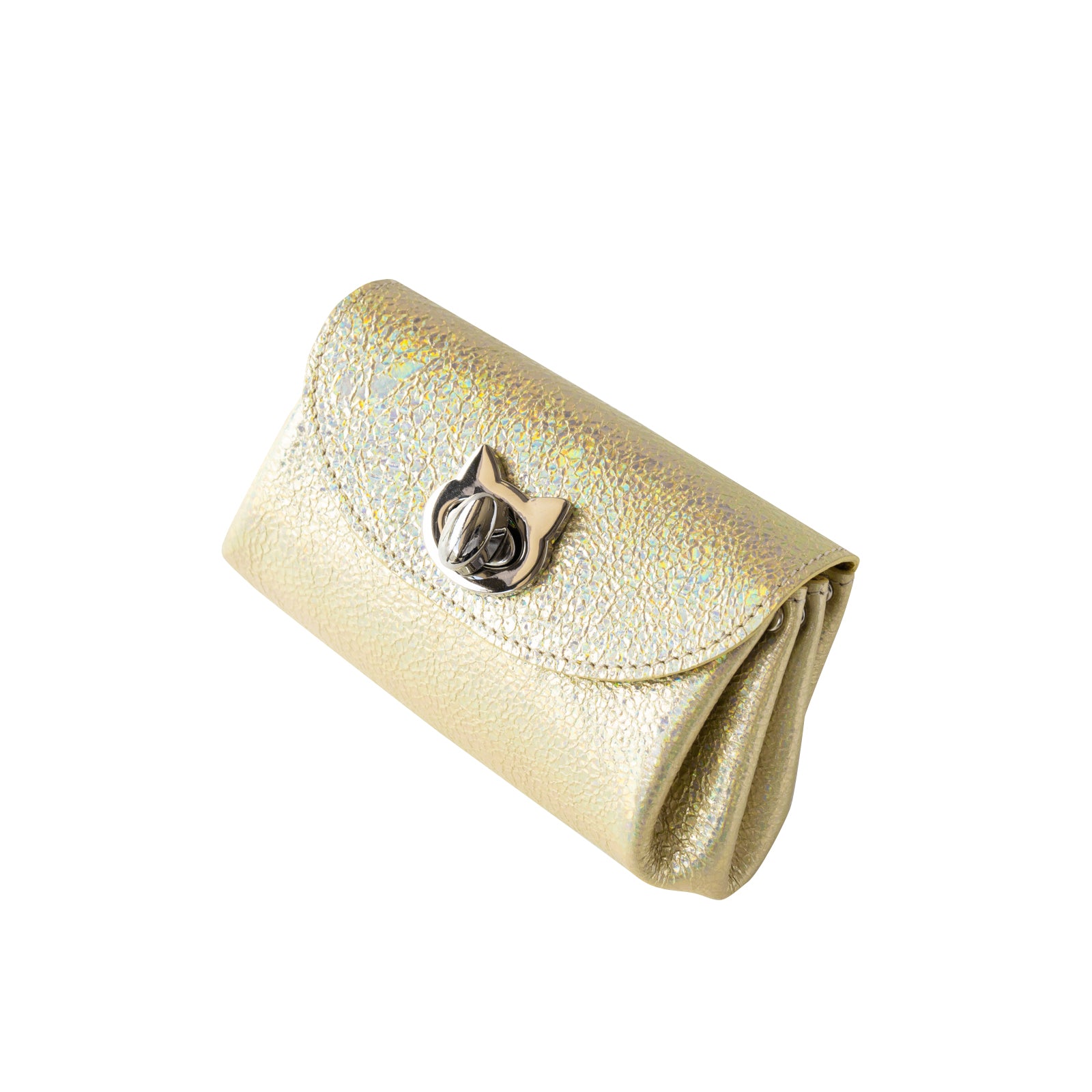 Shell pouch CAT Prism leather / Aurora yellow