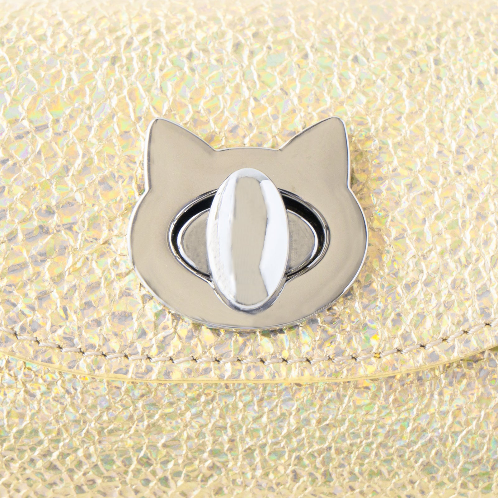 Shell pouch CAT Prism leather / Aurora yellow