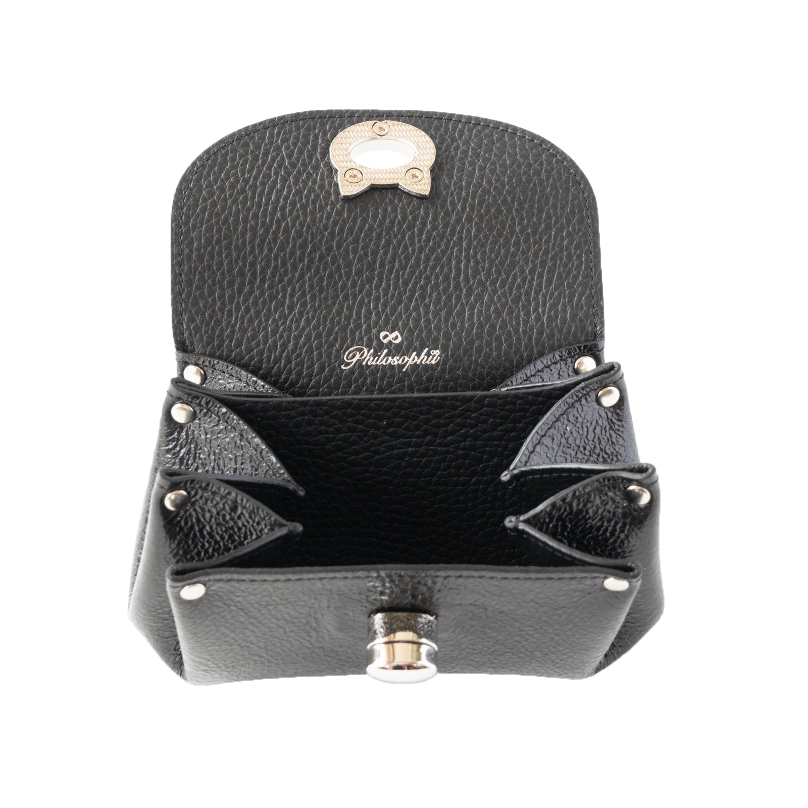 Shell pouch CAT Prism leather / Black