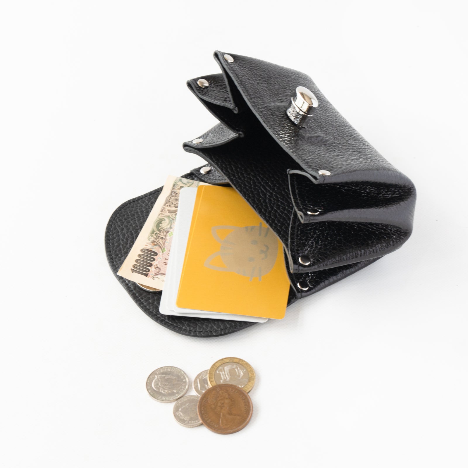 Shell pouch CAT Prism leather / Black