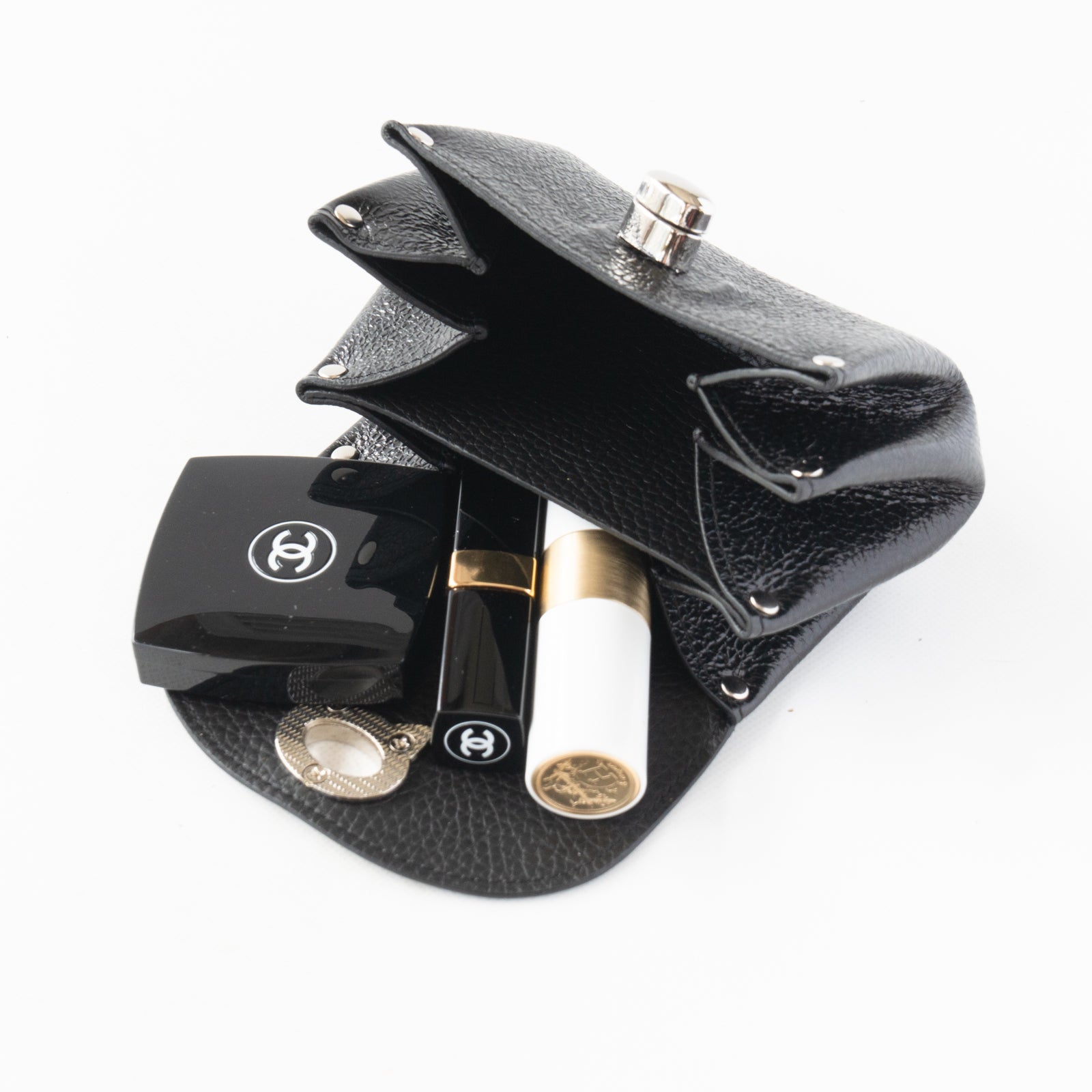 Shell pouch CAT Prism leather / Black