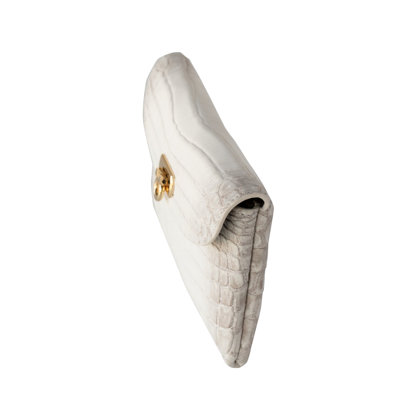 【おつとめ品セール】フラップウォレット フルールロング ヒマラヤクロコダイル