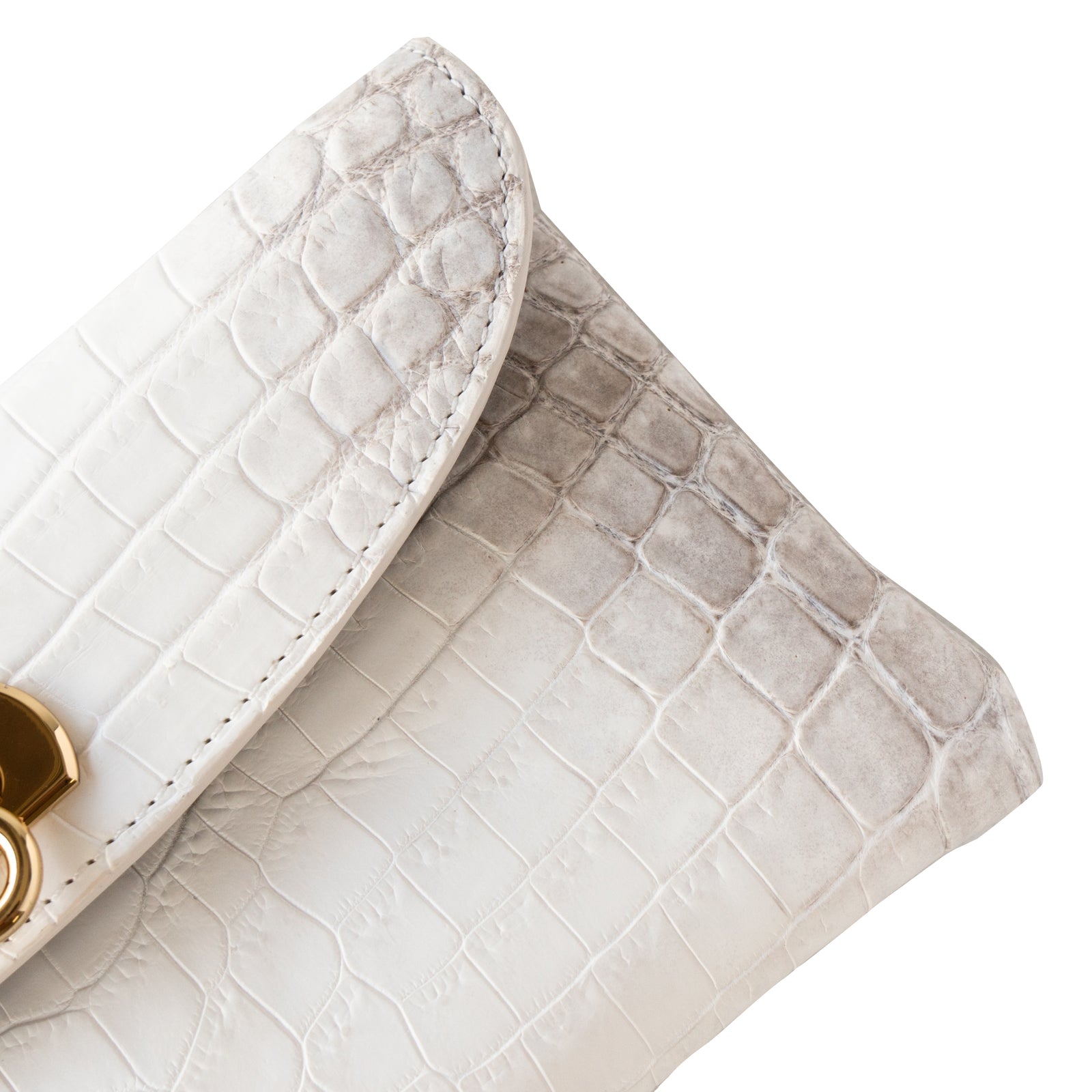 【おつとめ品セール】フラップウォレット フルールロング ヒマラヤクロコダイル