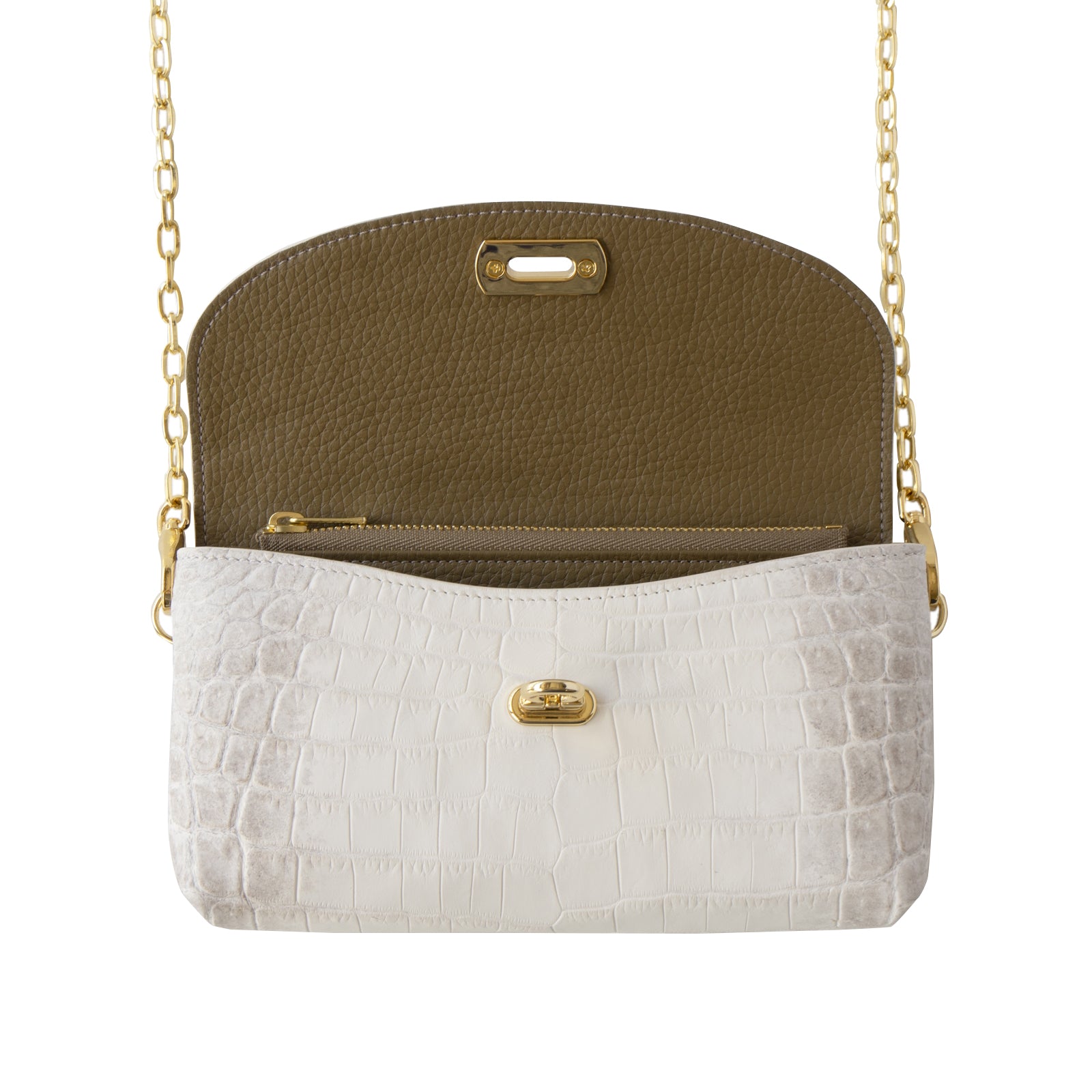 【おつとめ品セール】フルール ミリオン ポシェット ヒマラヤクロコダイル