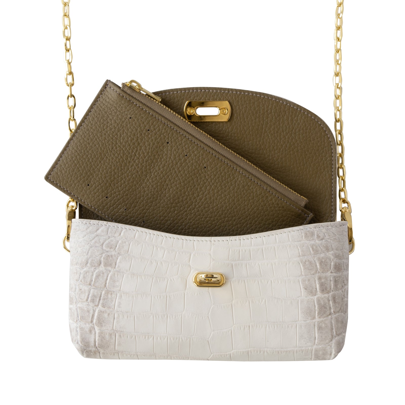 【おつとめ品セール】フルール ミリオン ポシェット ヒマラヤクロコダイル