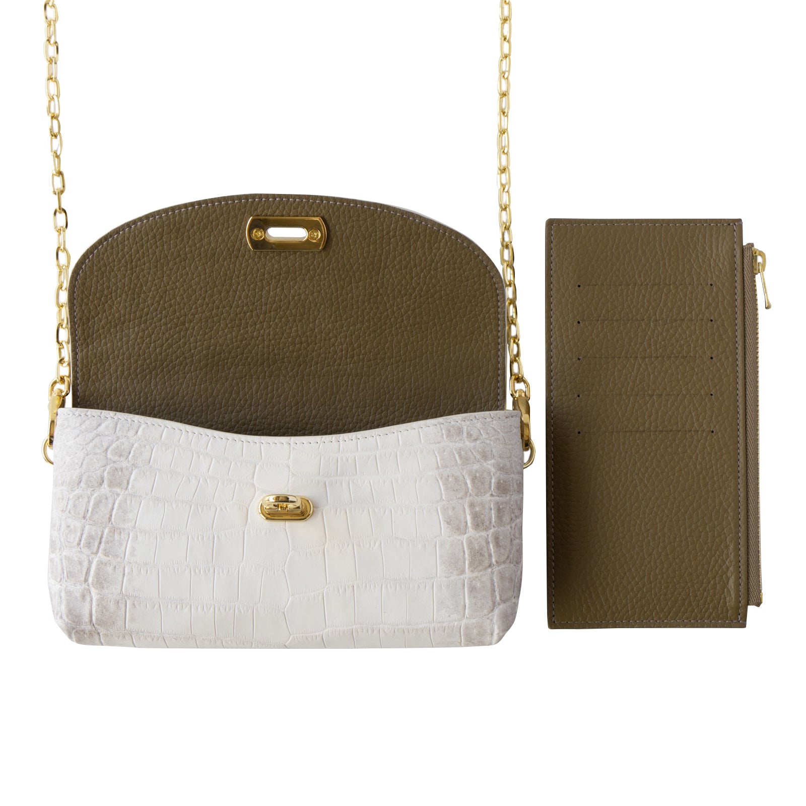 【おつとめ品セール】フルール ミリオン ポシェット ヒマラヤクロコダイル