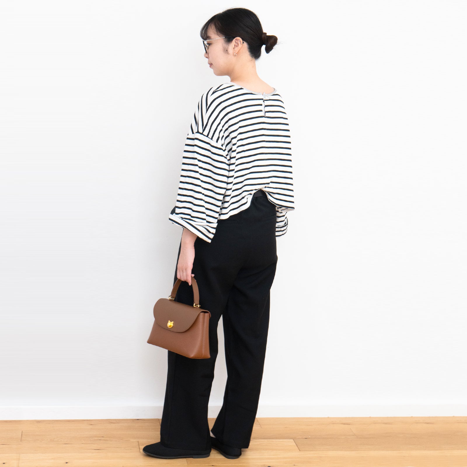【受注販売:7/24(金)22:00~26(日)】【初回10%OFF】フラップコンビハンドバッグ / キャメル