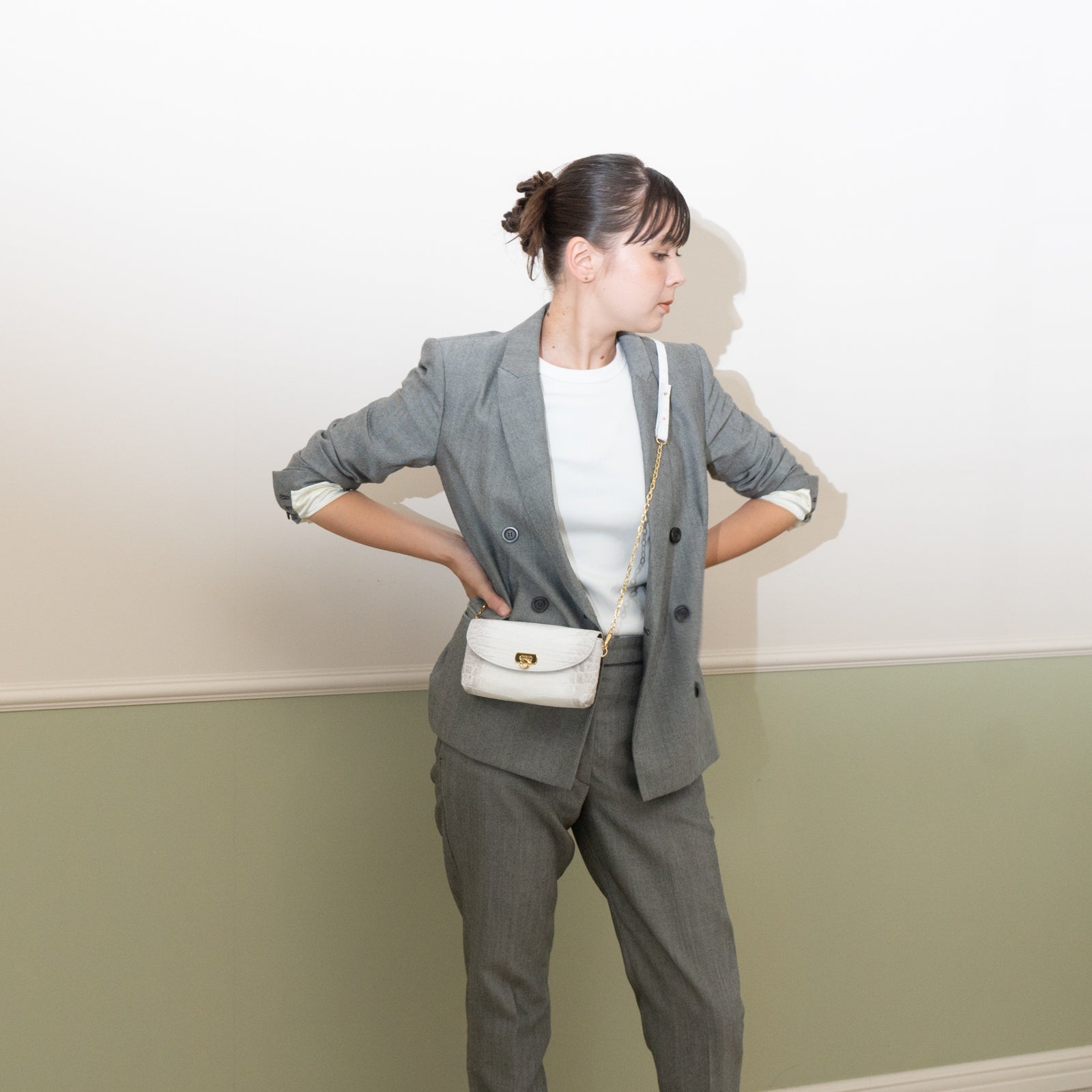 【おつとめ品セール】フルール ミリオン ポシェット ヒマラヤクロコダイル