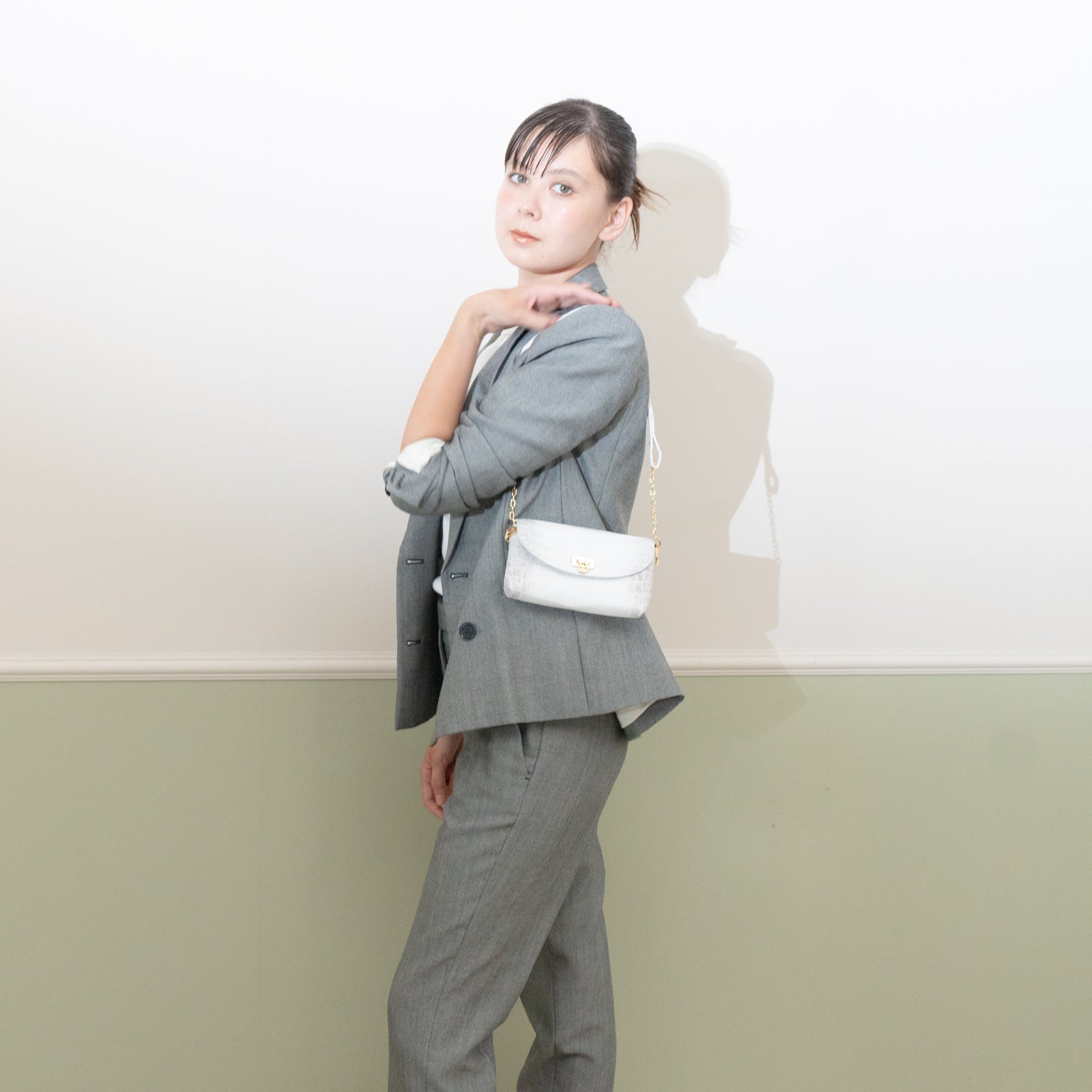 【おつとめ品セール】フルール ミリオン ポシェット ヒマラヤクロコダイル