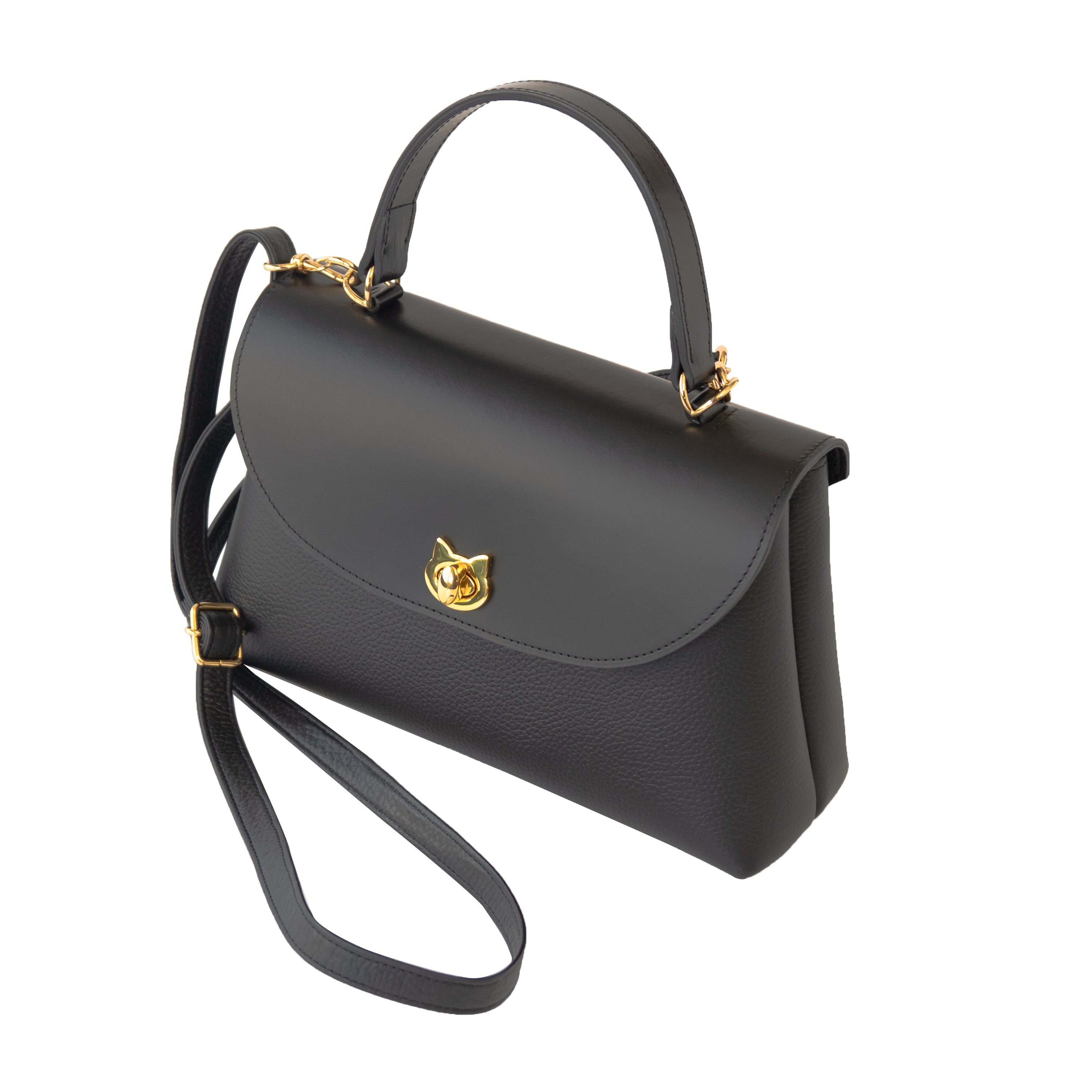【受注販売:7/24(金)22:00~26(日)】【初回10%OFF】フラップコンビハンドバッグ / ブラック