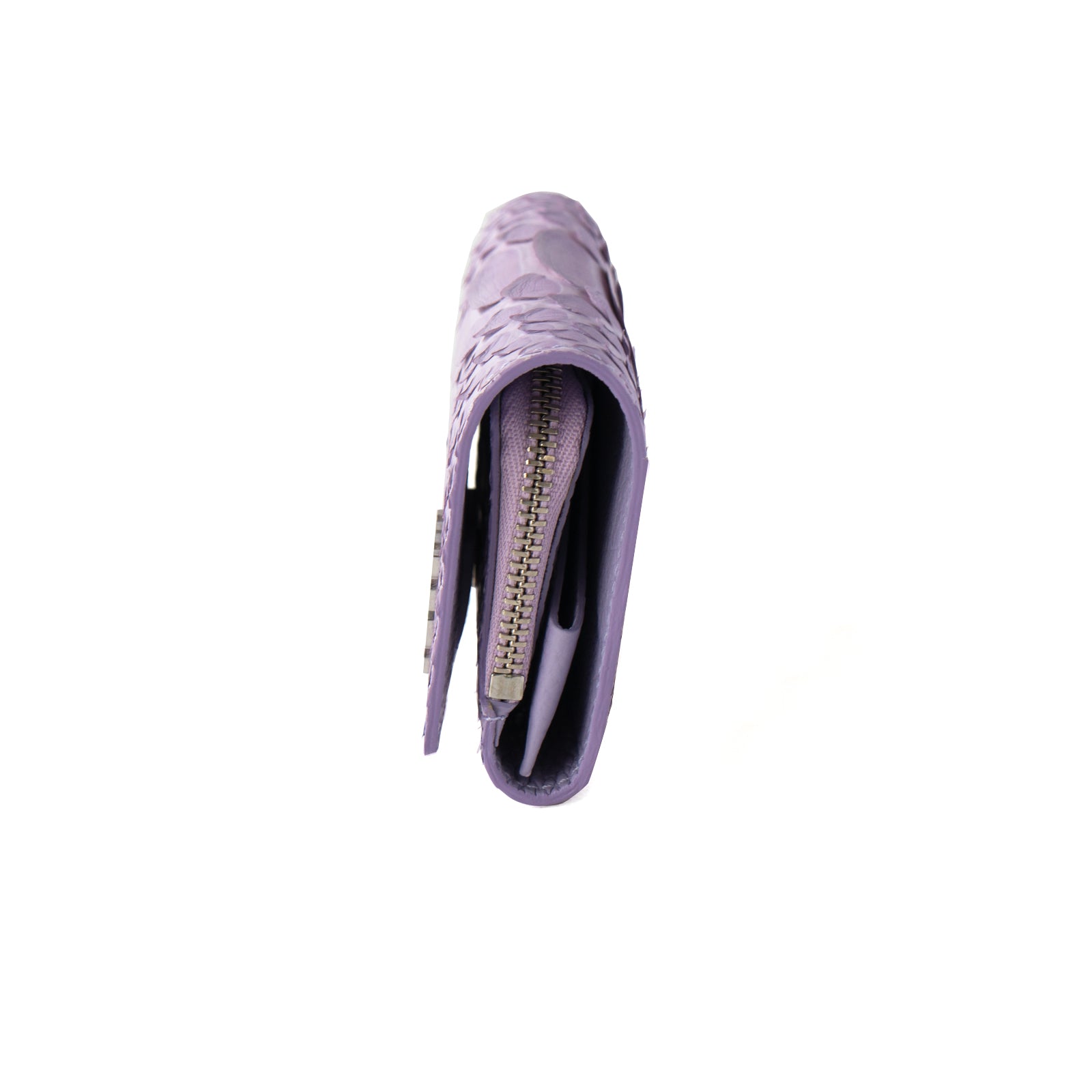 【おつとめ品セール】ハンディウォレット・オペラ リリィ カラーパイソン / ラベンダー