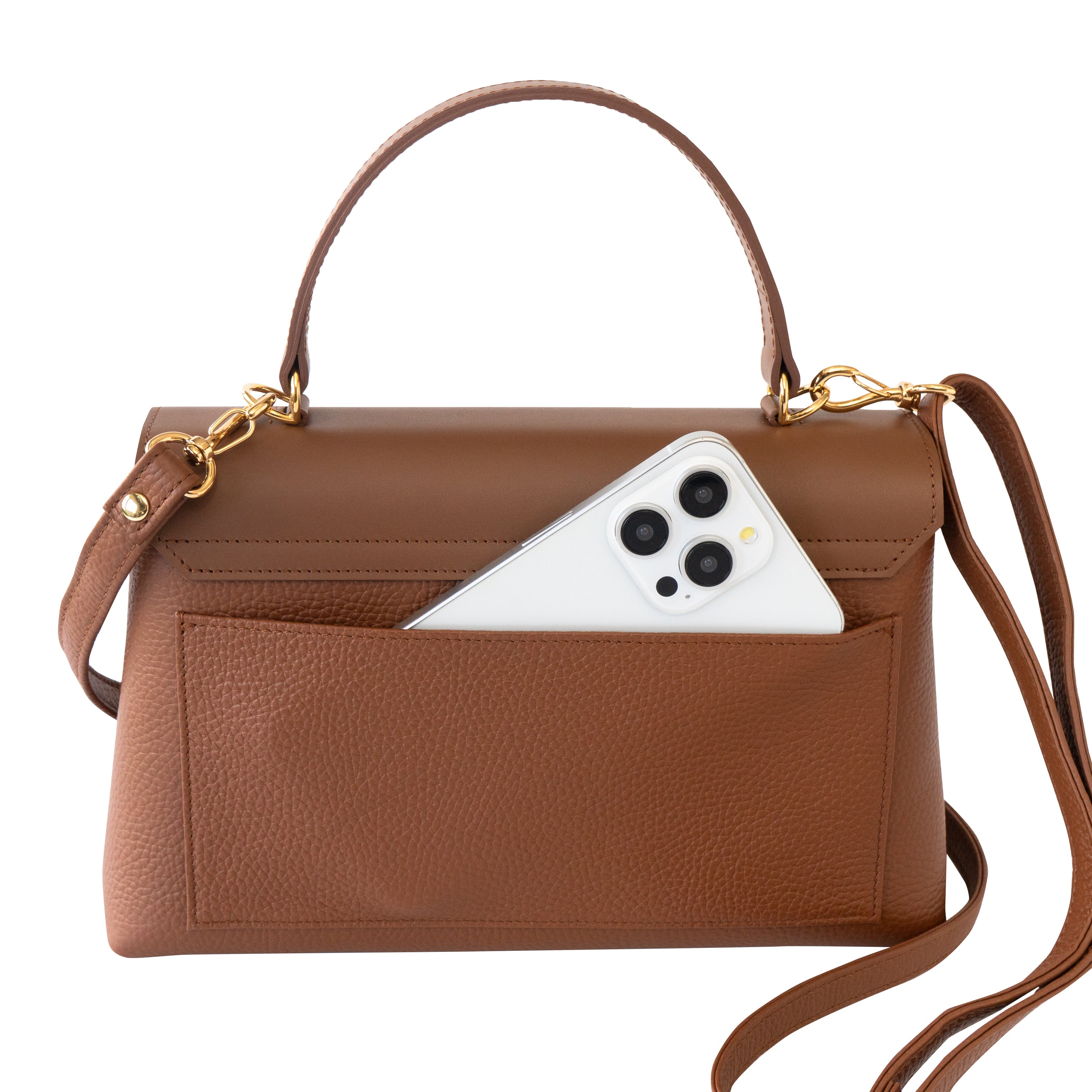 【受注販売:7/24(金)22:00~26(日)】【初回10%OFF】フラップコンビハンドバッグ / キャメル