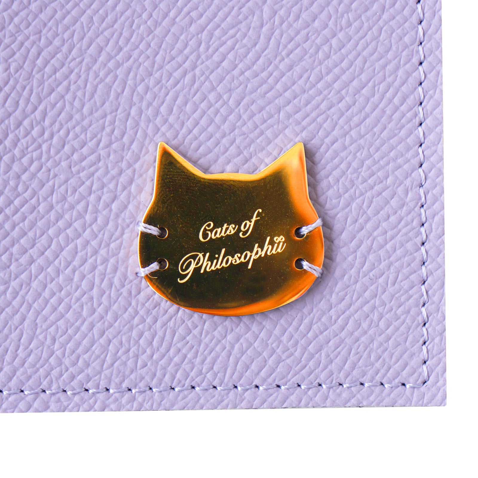 【9/7(日)22:00~ 26時間限定販売】ねこヘルプ手帳カバー キュイール・ミネルバ / ラベンダー