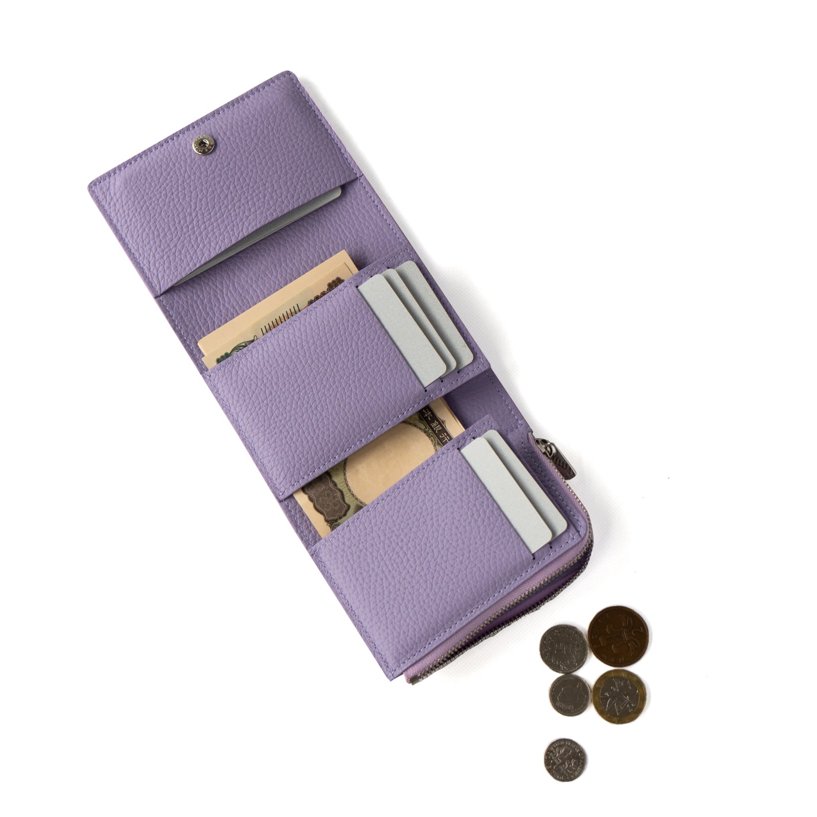 【おつとめ品セール】ハンディウォレット・オペラ リリィ グランデ カラーパイソン / ラベンダー