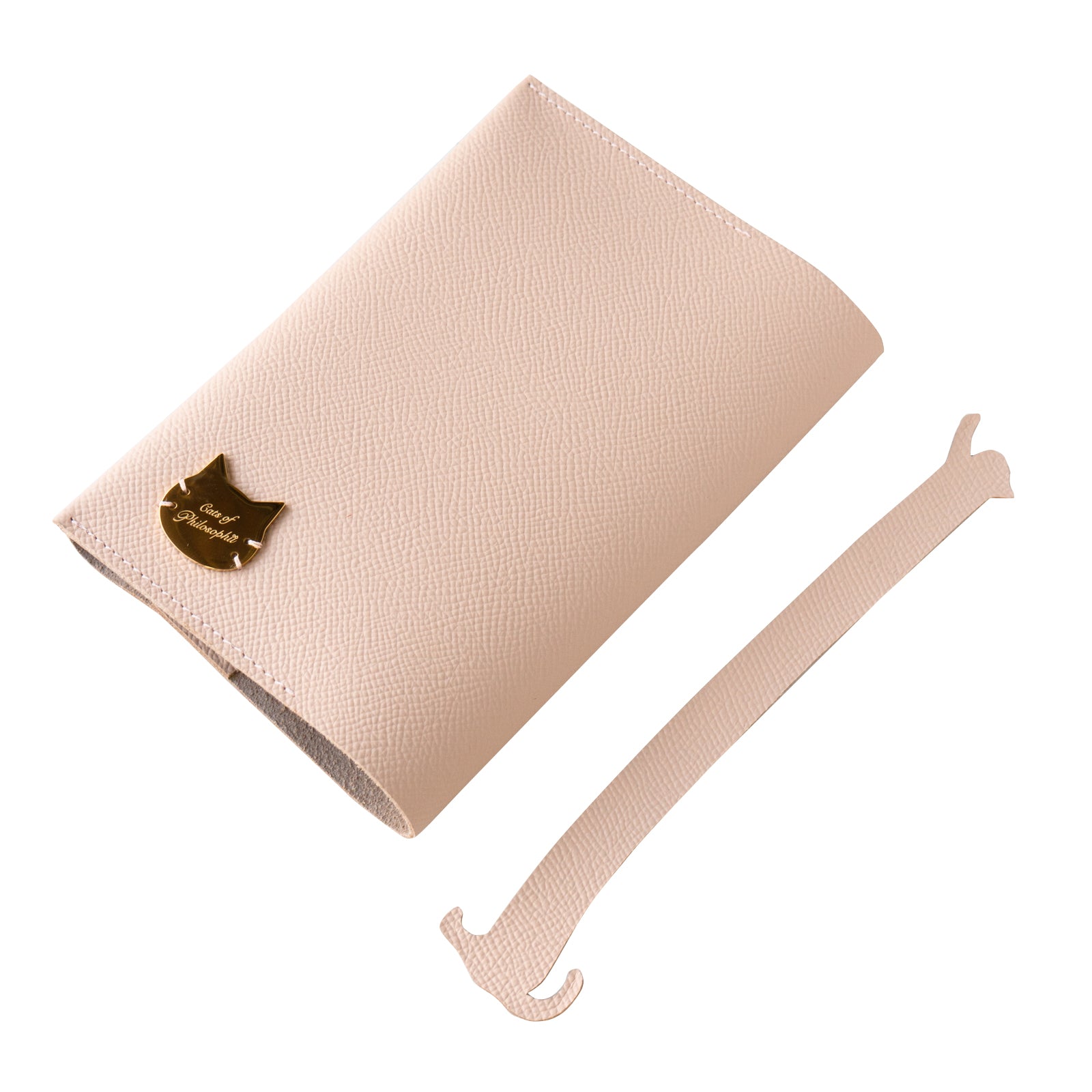 CAT Book Cover Cuir Minerva / Shell Rose