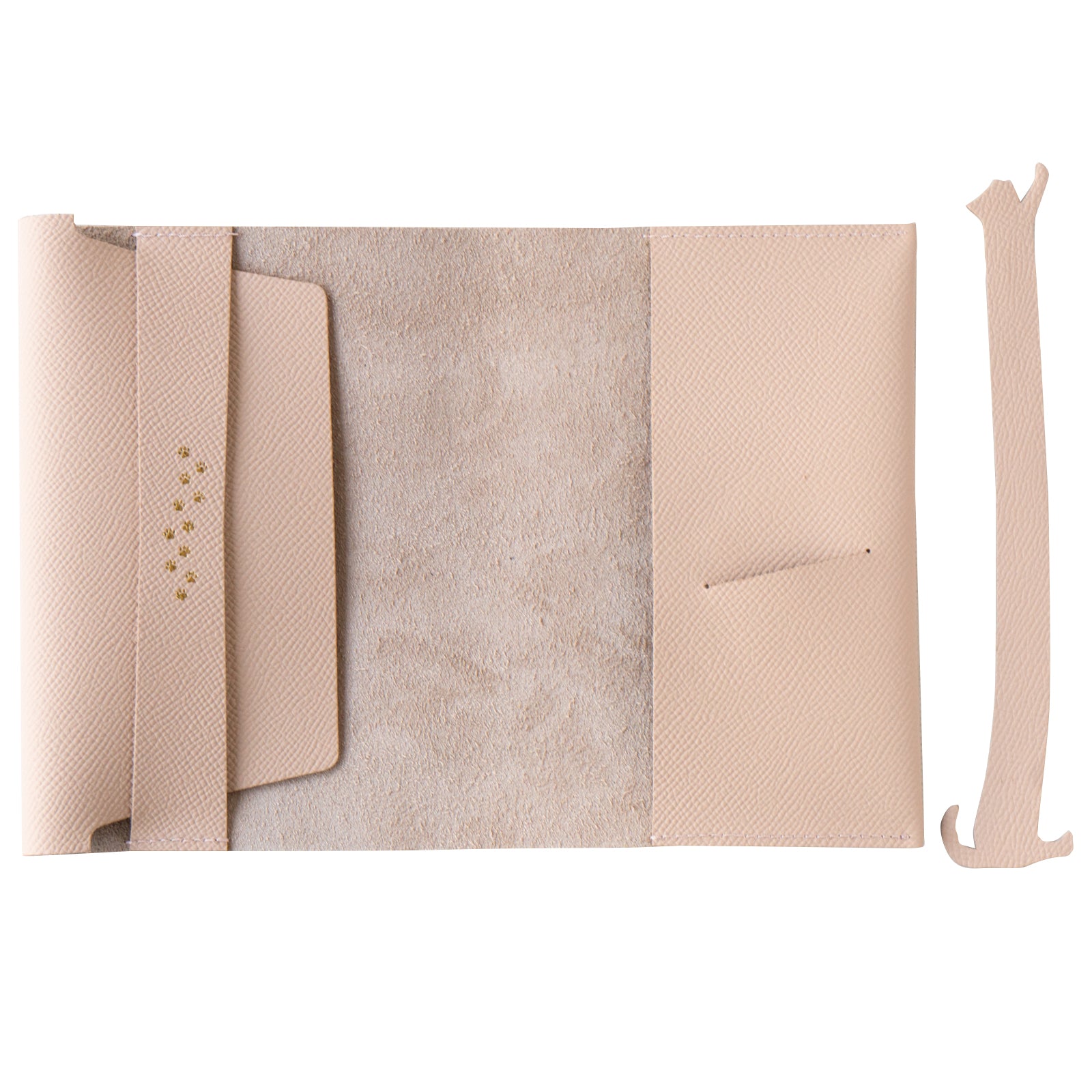 CAT Book Cover Cuir Minerva / Shell Rose