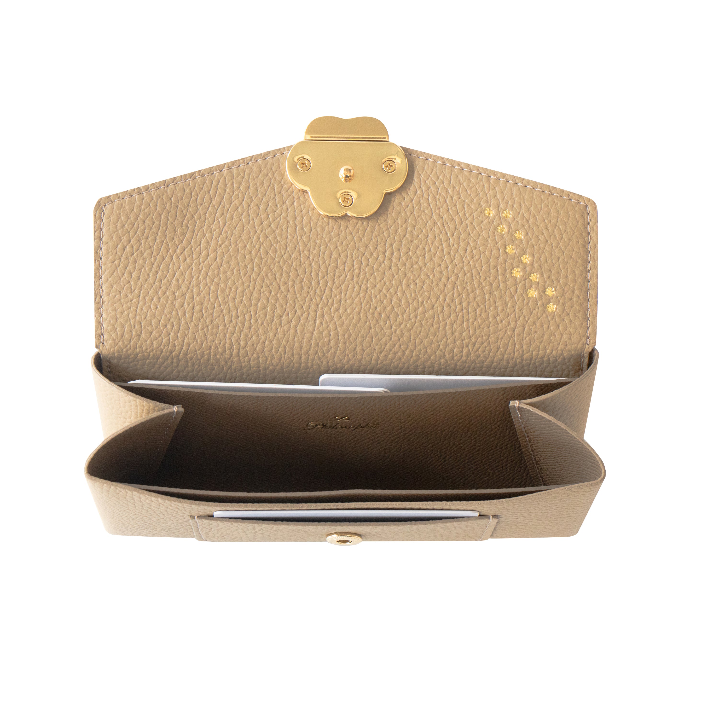 【受注販売:7/24(金)22:00~26(日)】【初回10%OFF】小さなレザーフラップ長財布・ミャウヴェル / トゥルティエール