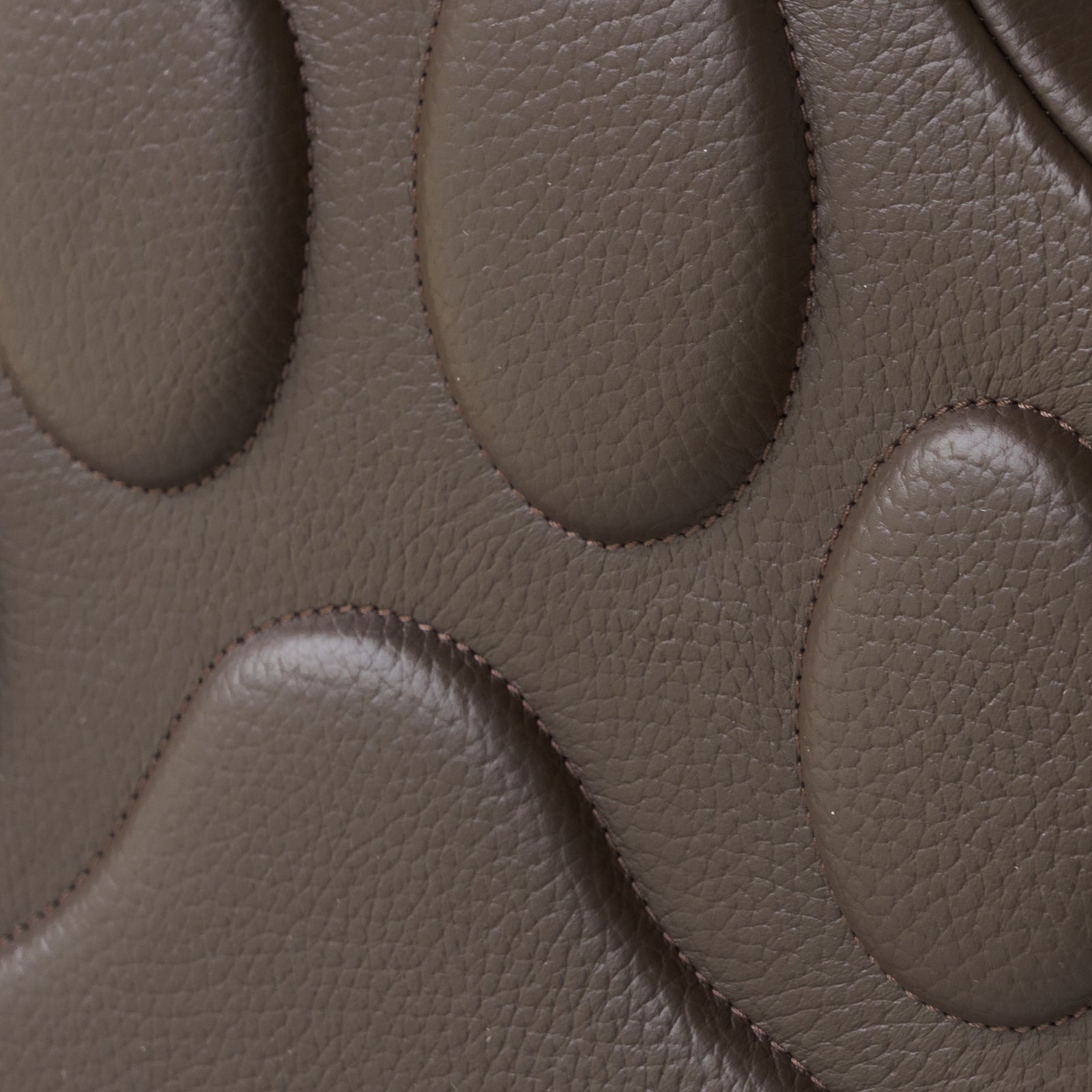 PAW Grande Cuir Mache Bucket Bag / Chocolate
