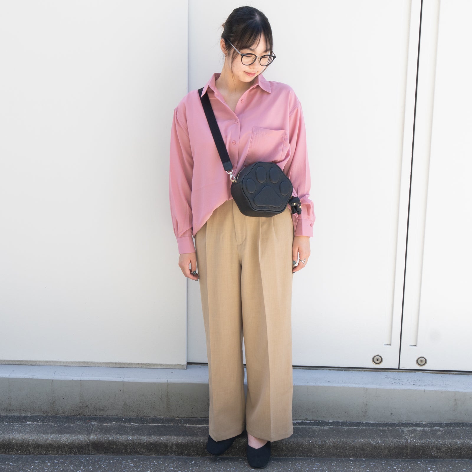 【11/21(金)22:00~ 26時間限定販売】【数量限定】PAWポシェット キュイール・マッシュ / ブラック