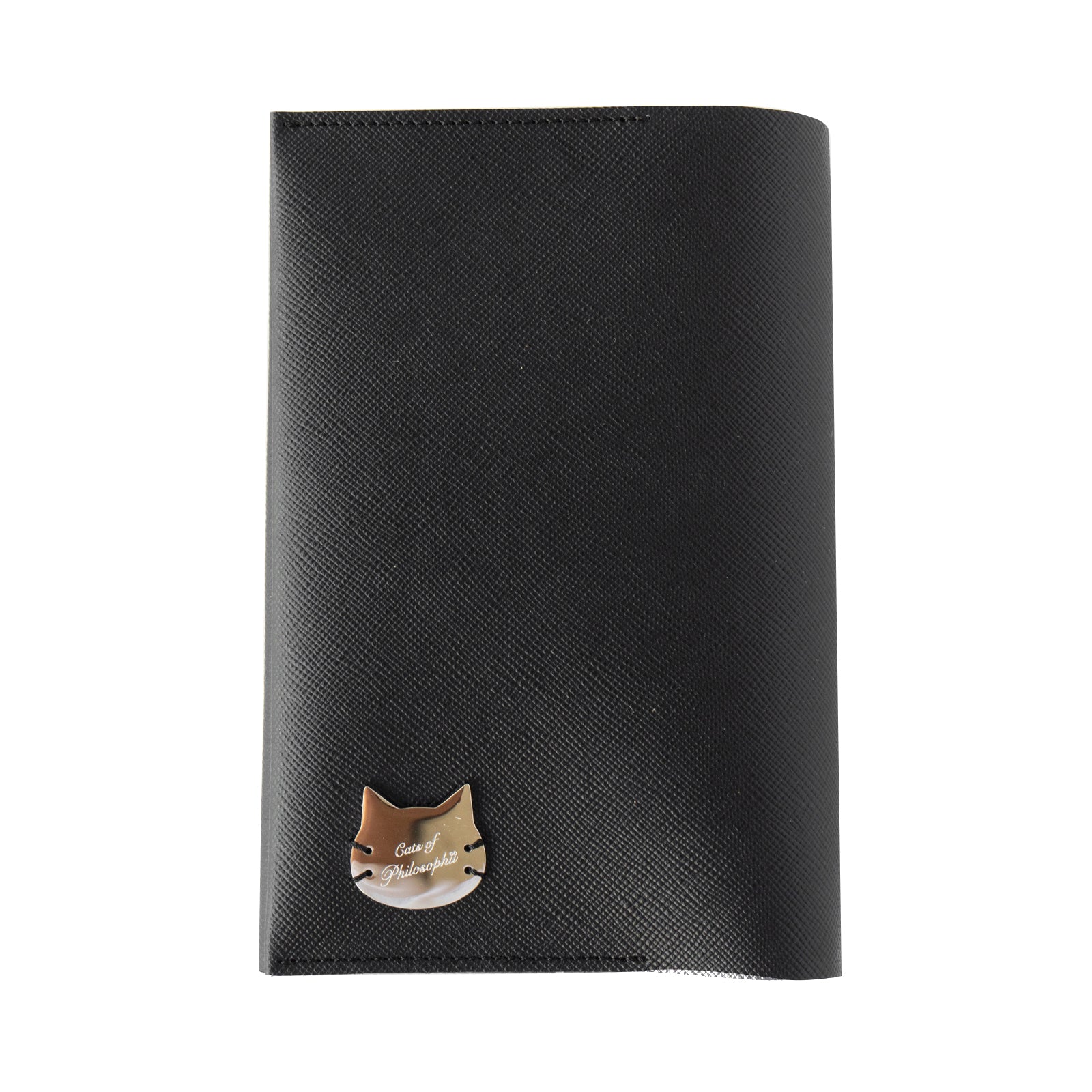 CAT Book Cover Cuir Saffian / Black