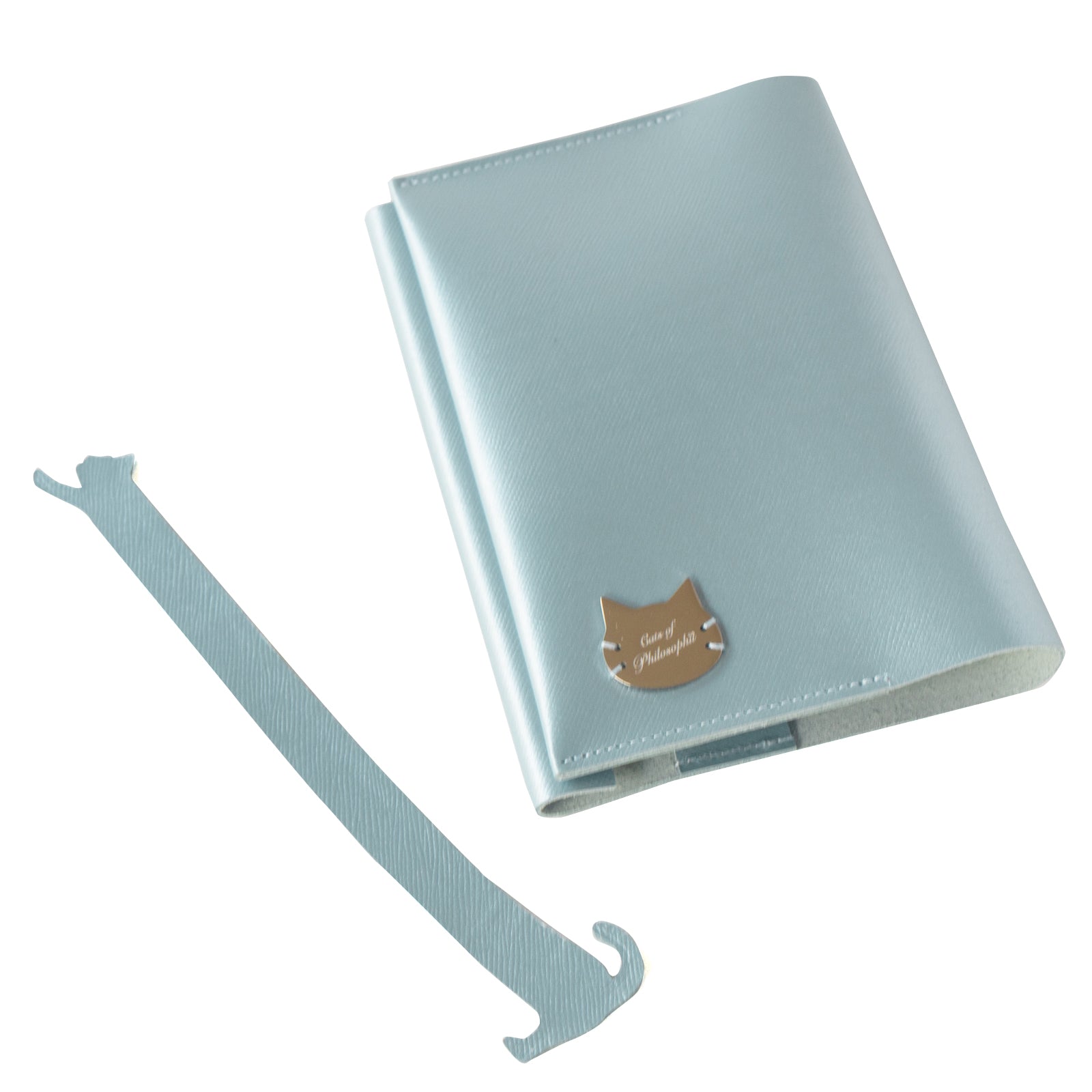 CAT Book Cover Cuir Saffian / Sparkling Blue